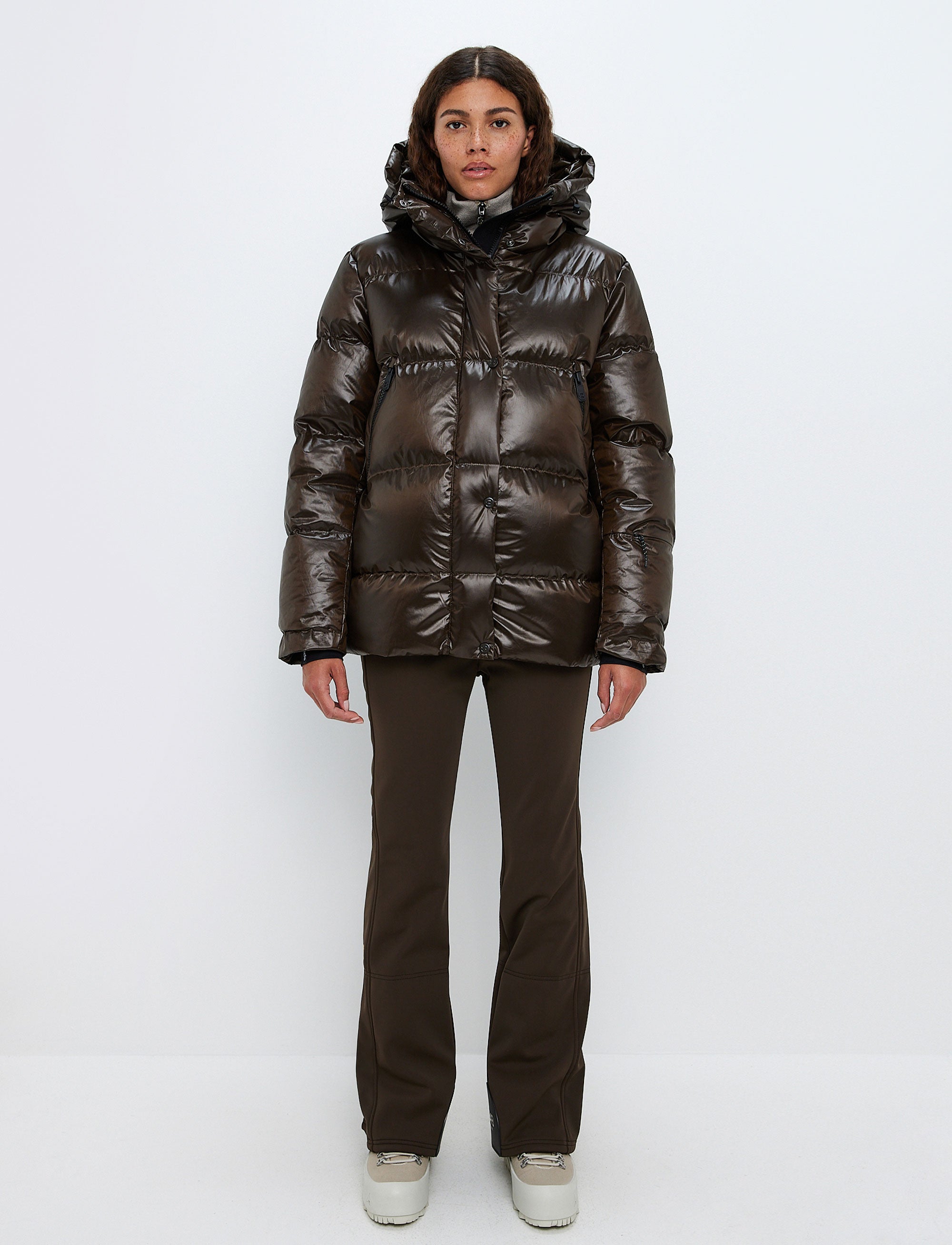 Sarah W Ski Down Jacket - Coffea