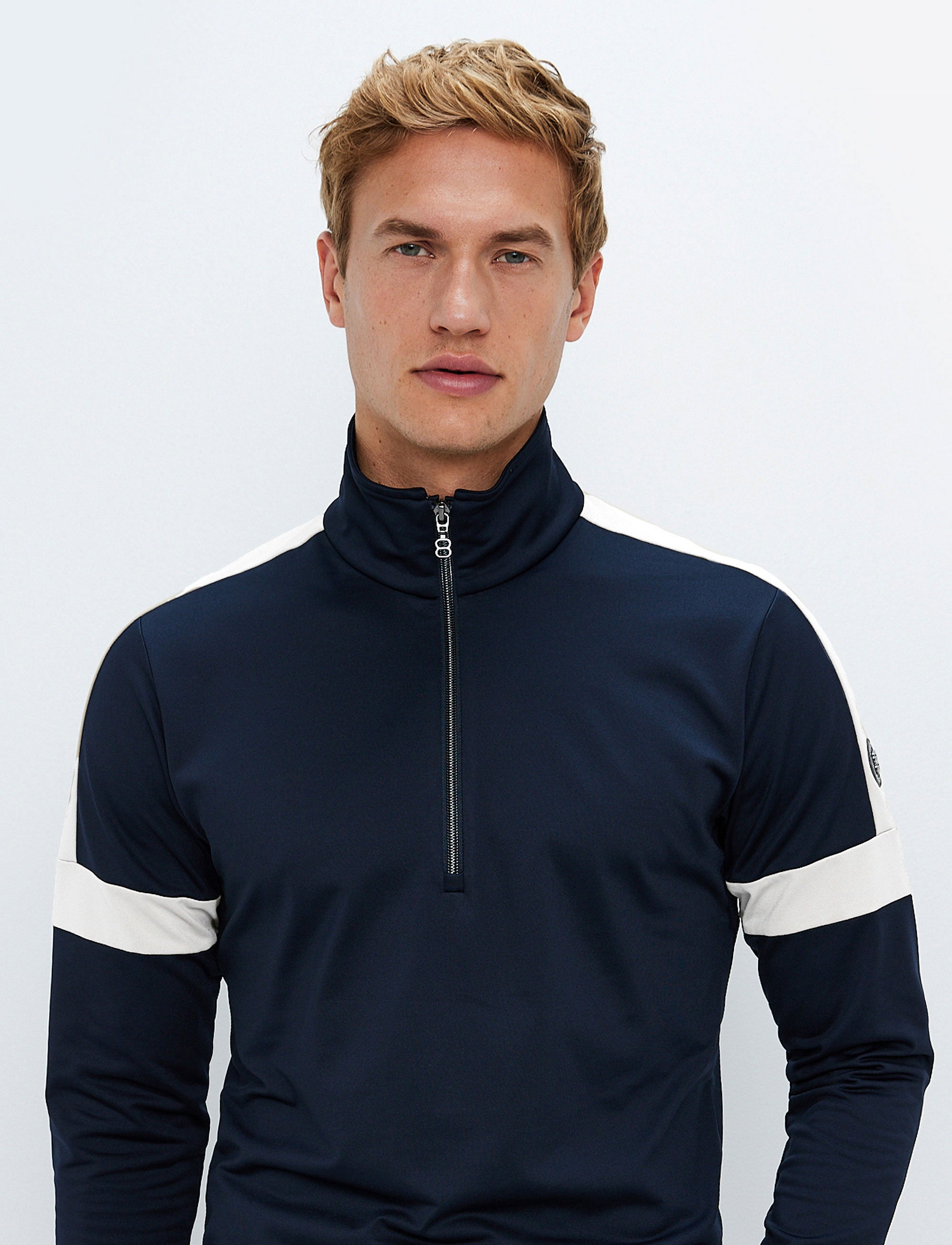 Dino 1/2 Zip Sweat - Navy