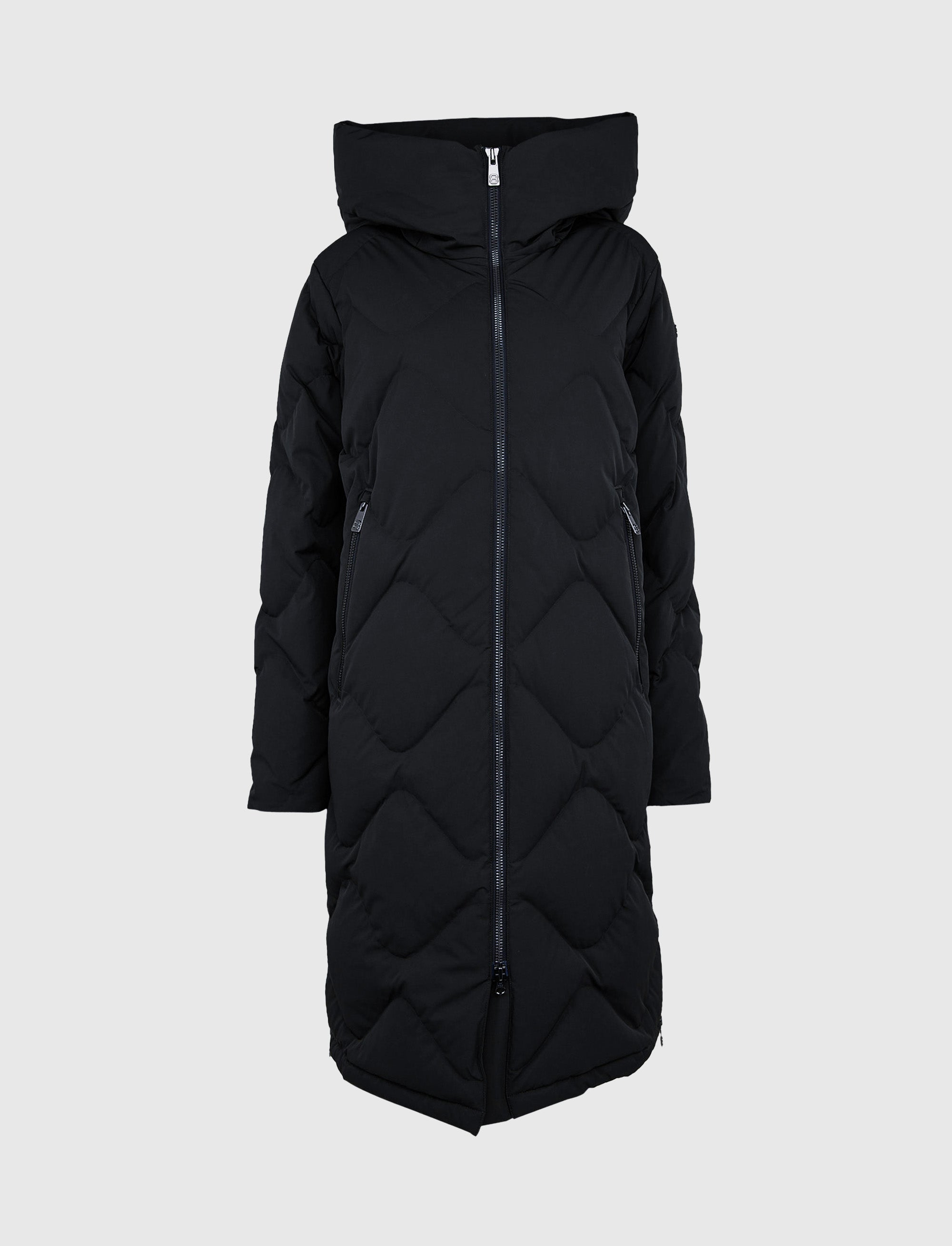 Gwen W Down Coat - Black