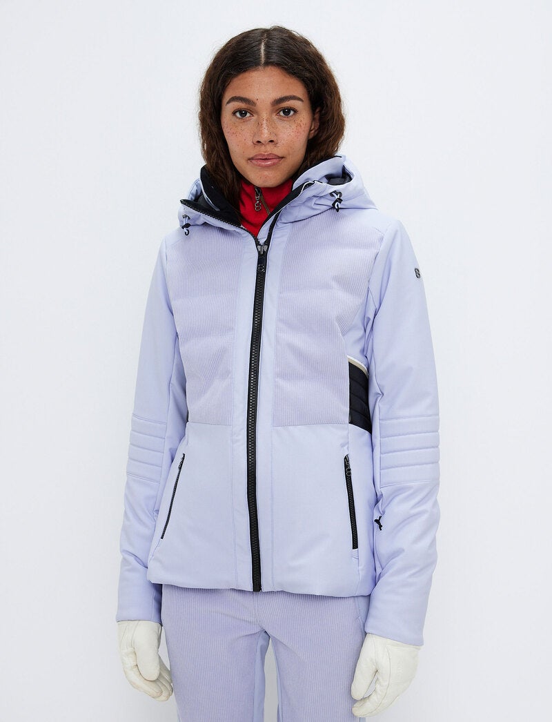 Clarice W Cord Ski Jacket - Icelandic Blue