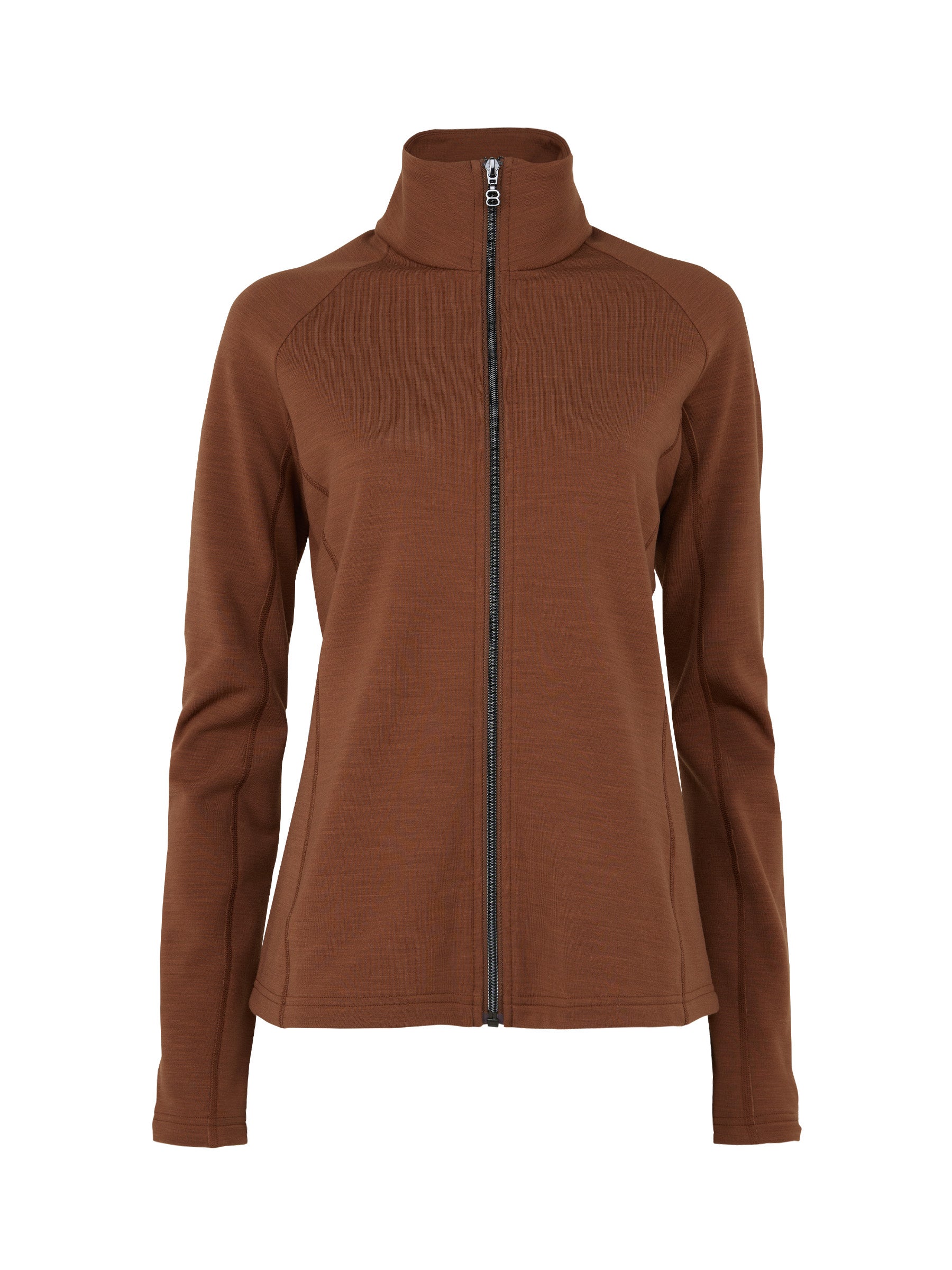 Hallie W Wool Sweat - Cashmere Brown