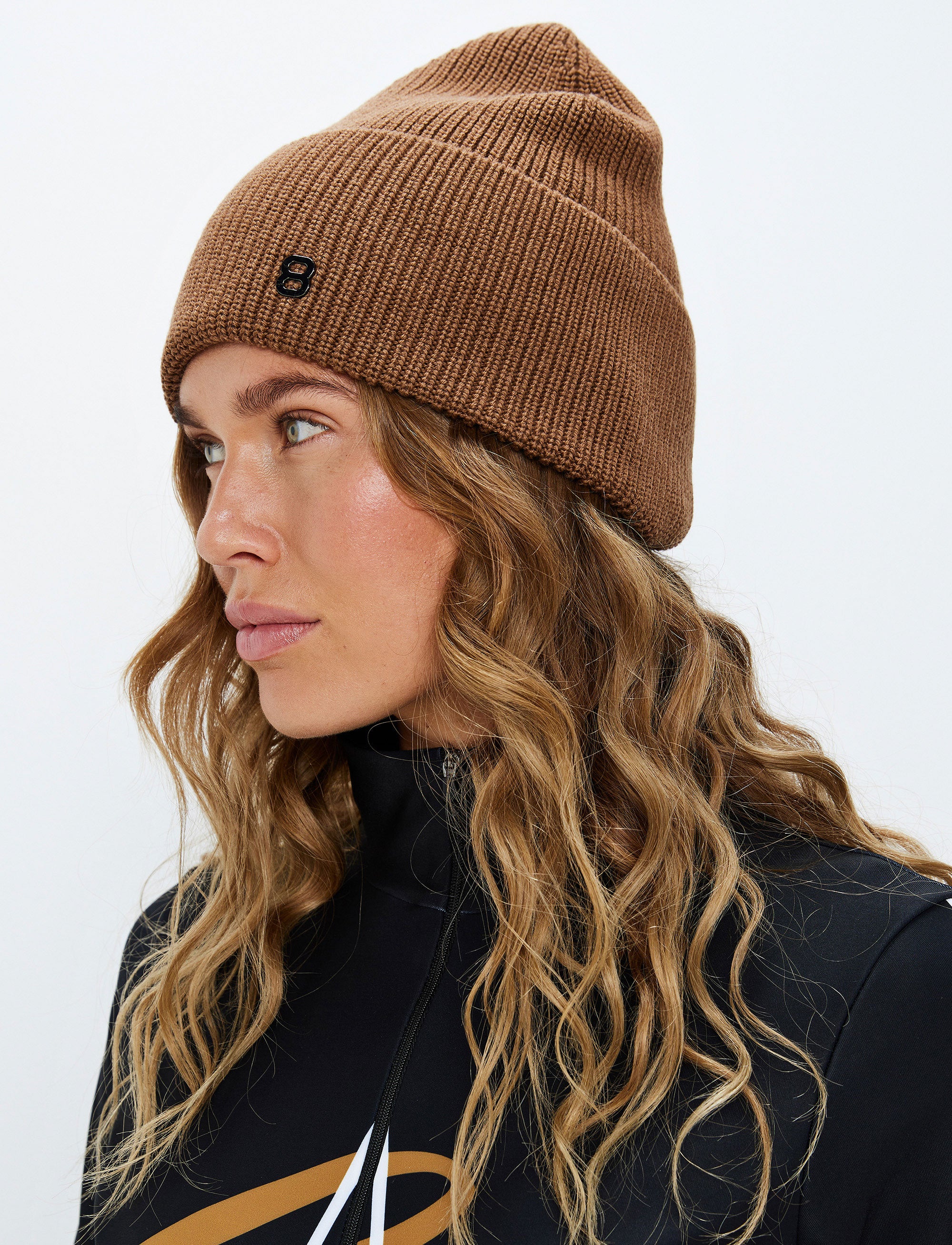 Bailee Wool Beanie - Cashmere Brown