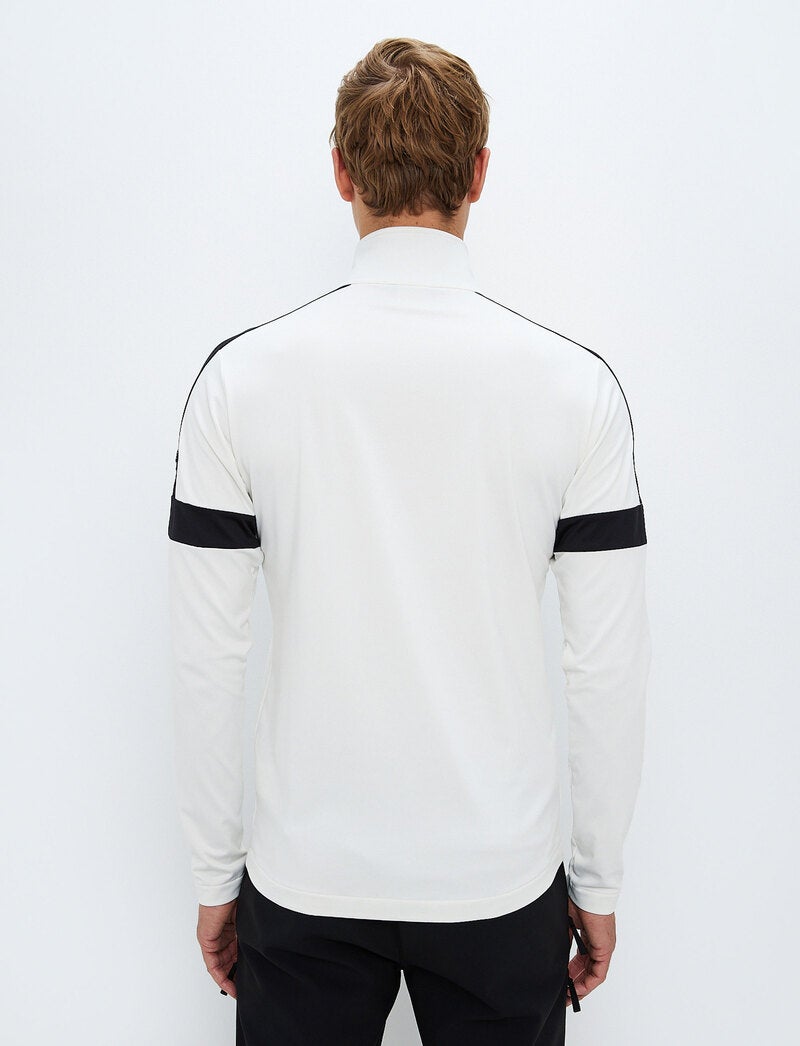 Dino 1/2 Zip Sweat - Blanc