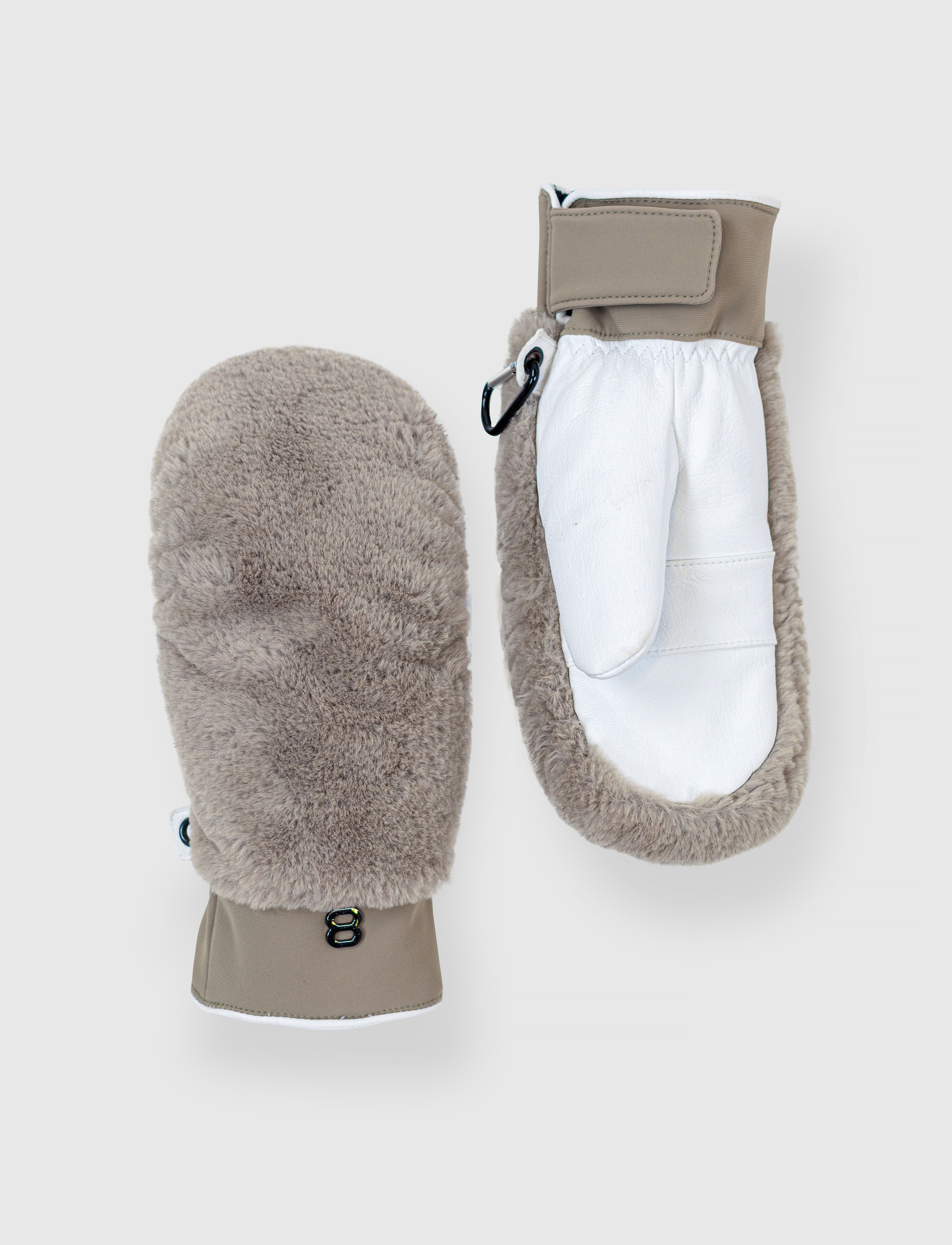 Fluffy 8 Mitten - Beige