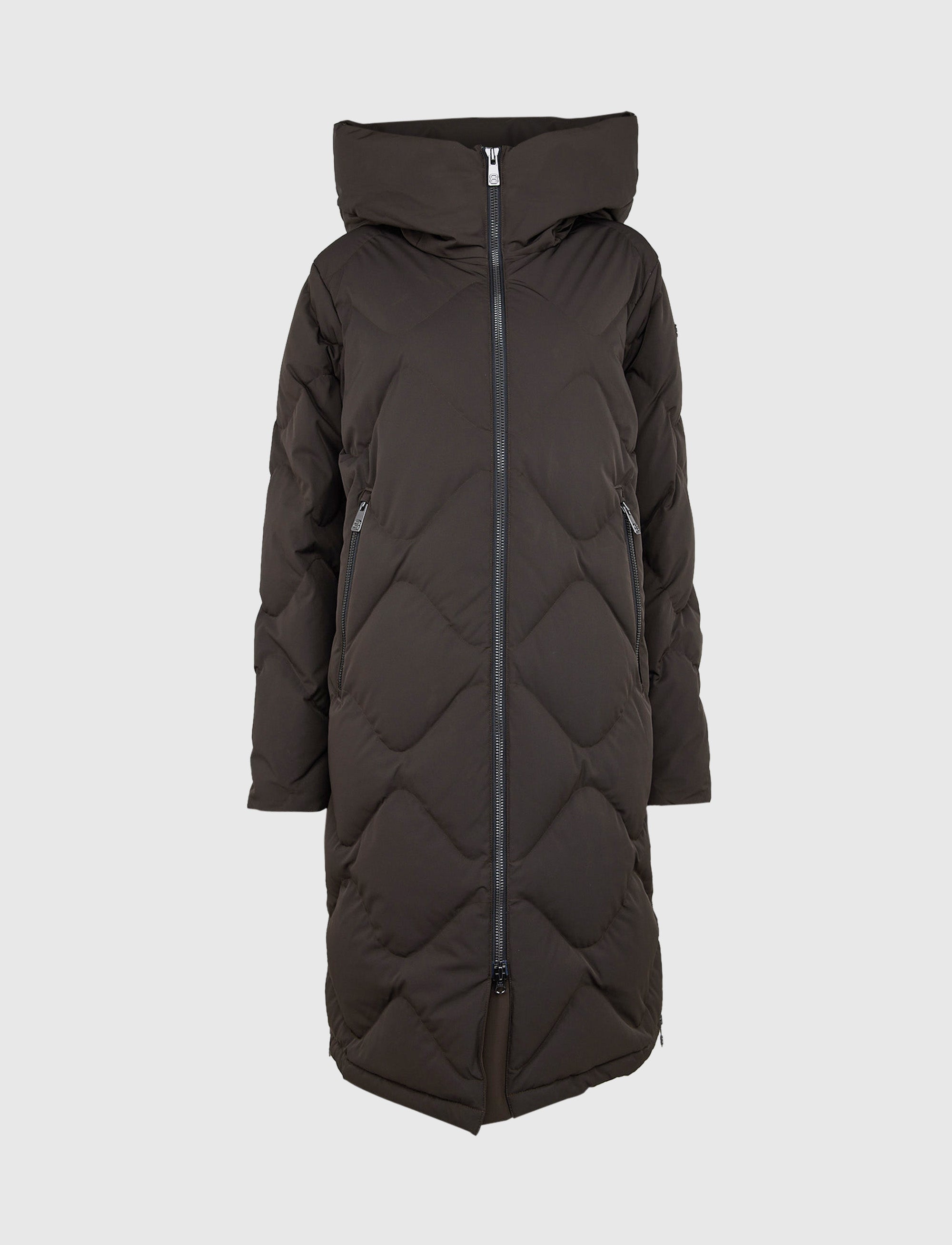 Gwen W Down Coat - Coffea