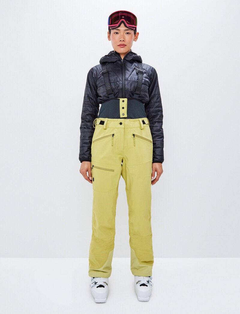 Chloe W Shell Pants - Flax Yellow