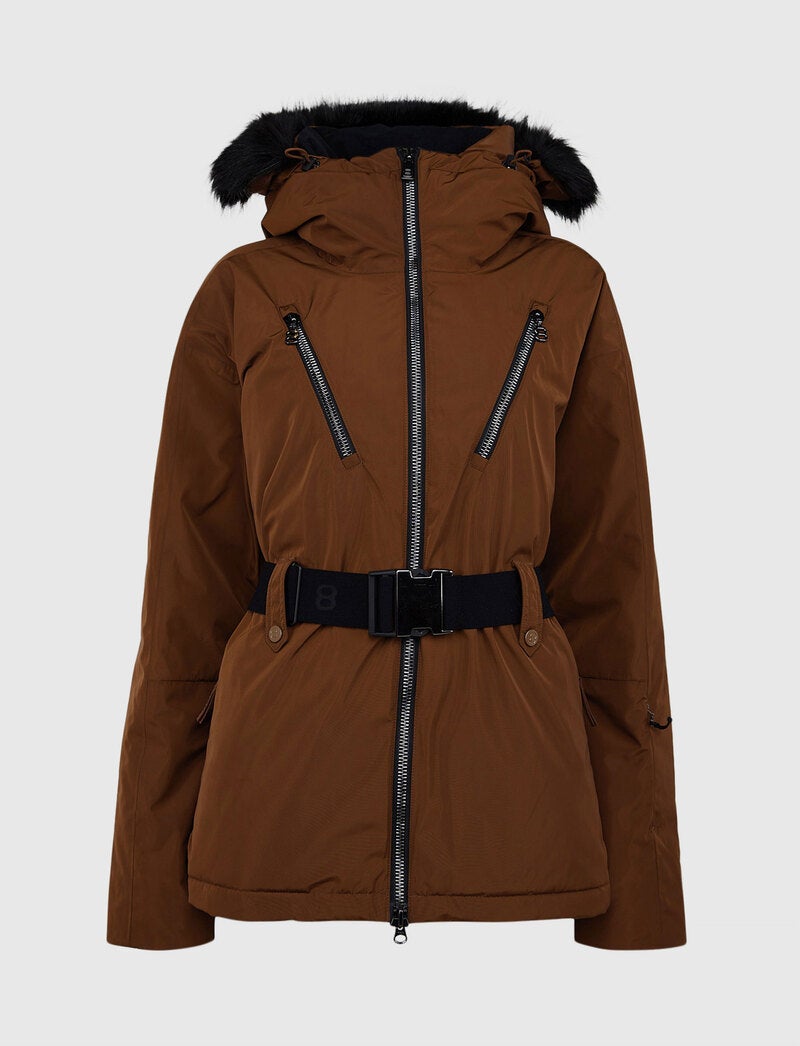 Perla W Ski Jacket - Cashmere Brown