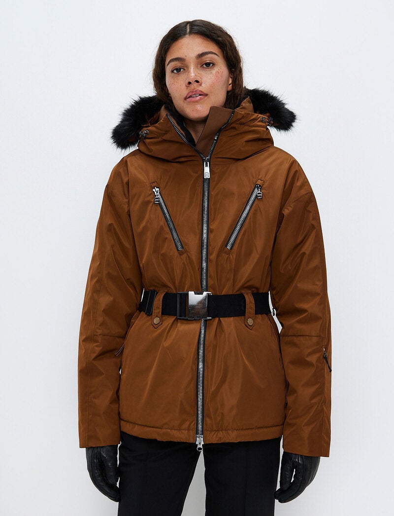 Perla W Ski Jacket - Cashmere Brown