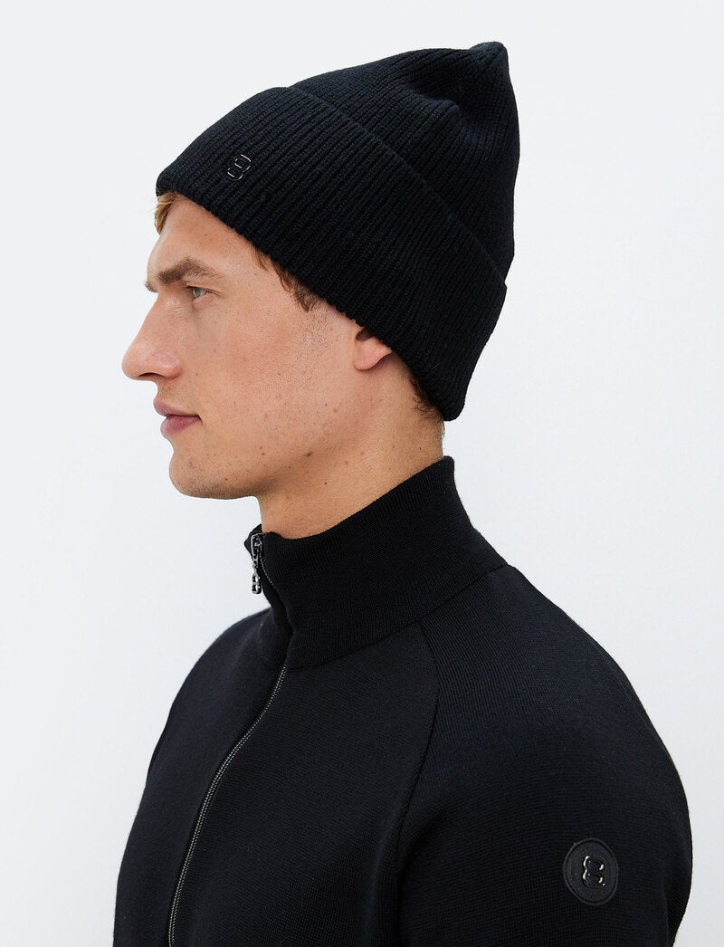 Bailee Wool Beanie - Black