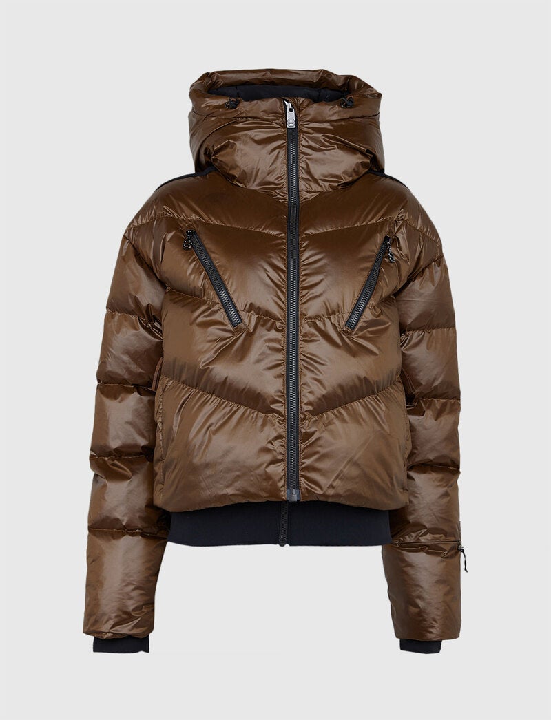 Noelle W Ski Jacket - Cashmere Brown