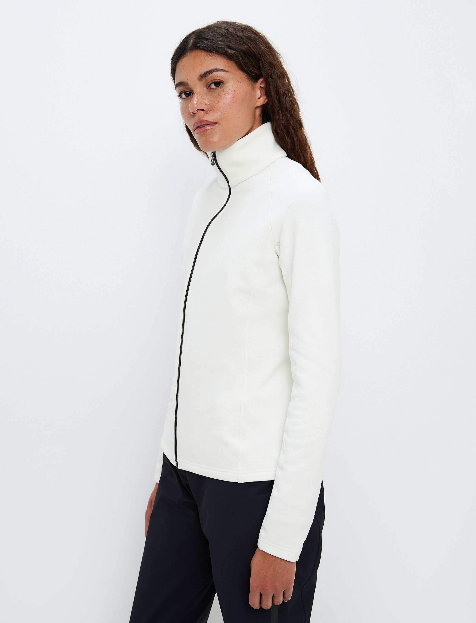 Hallie W Wool Sweat - Blanc