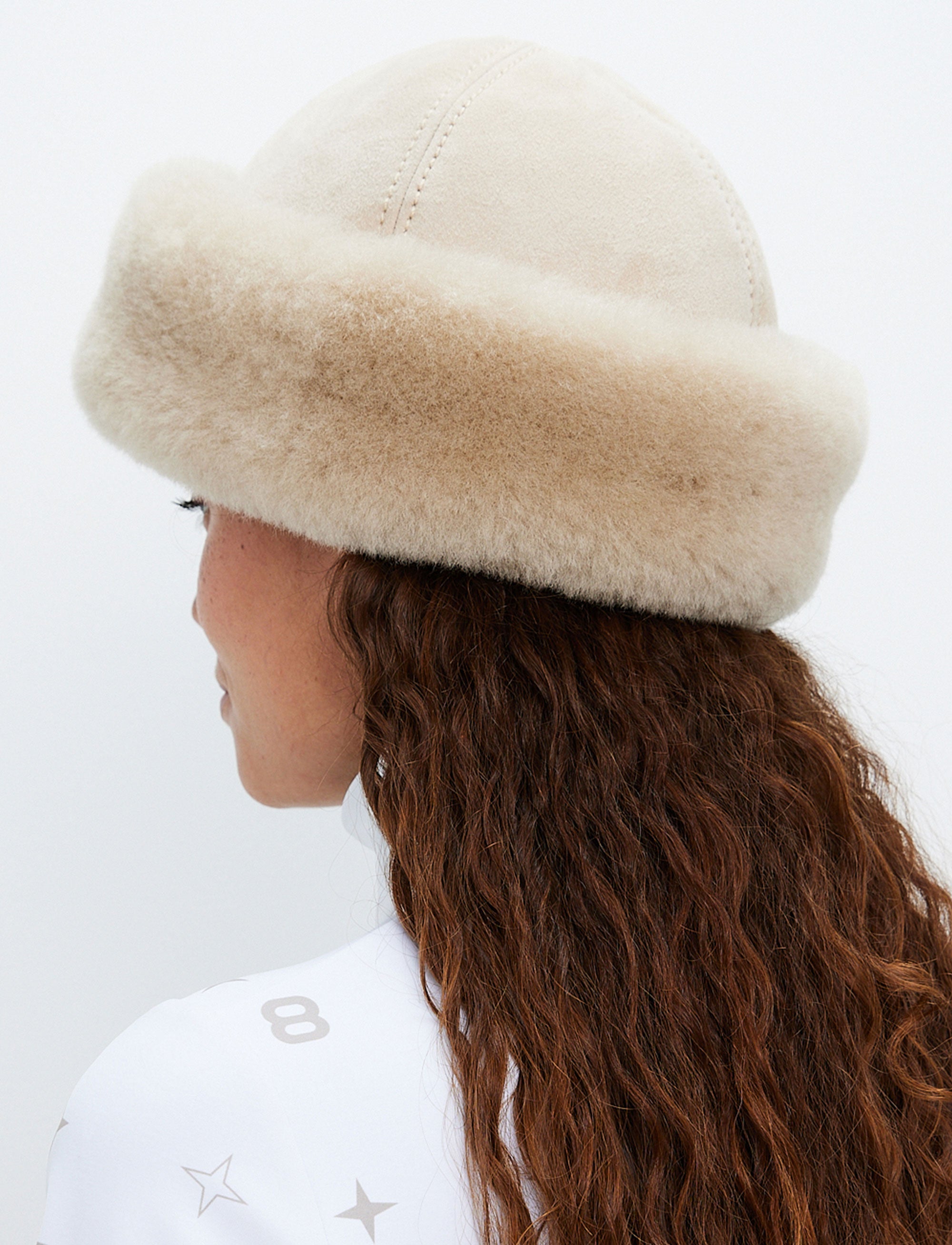 Lola Sherling Hat - Cream