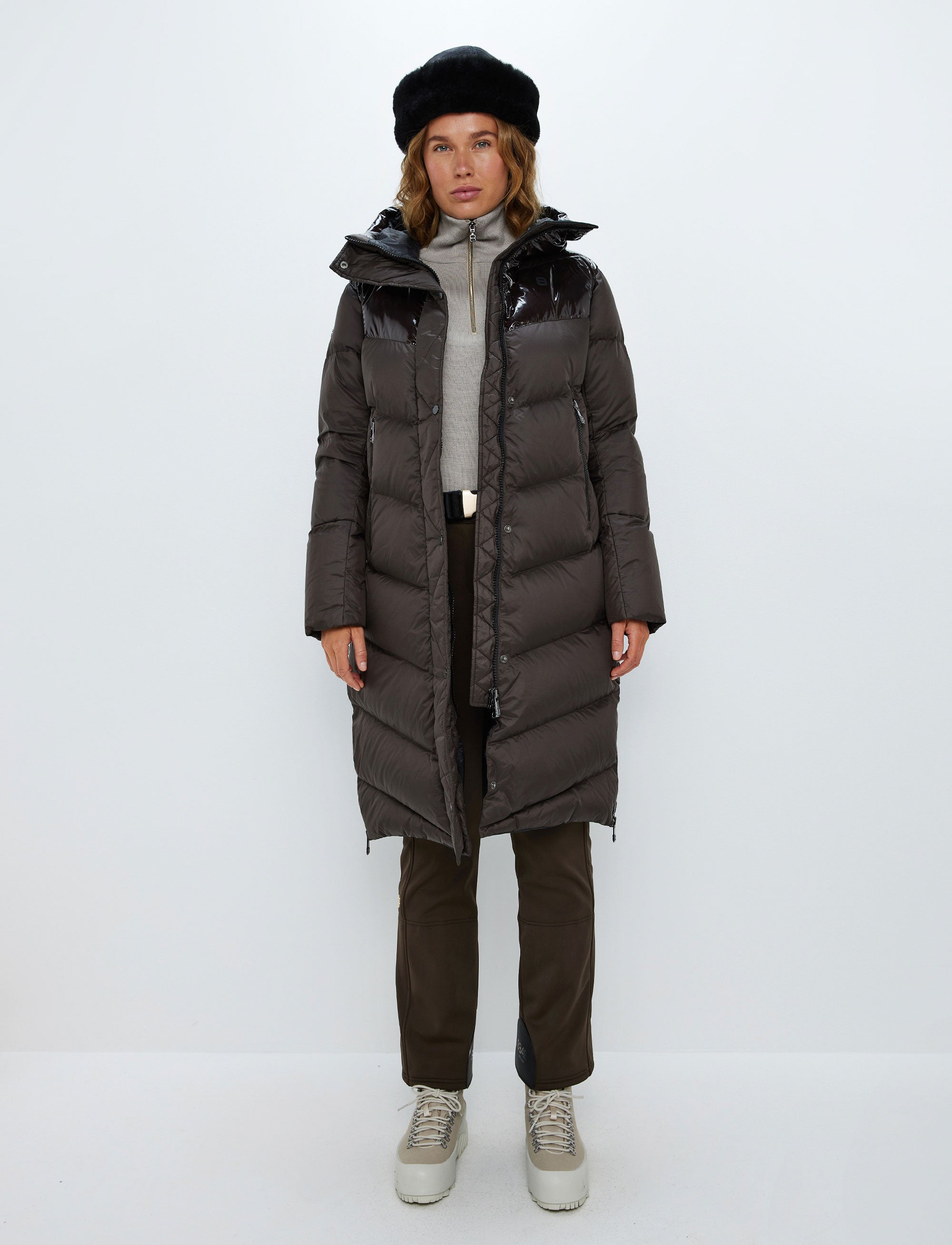 Milano W Down Coat - Coffea