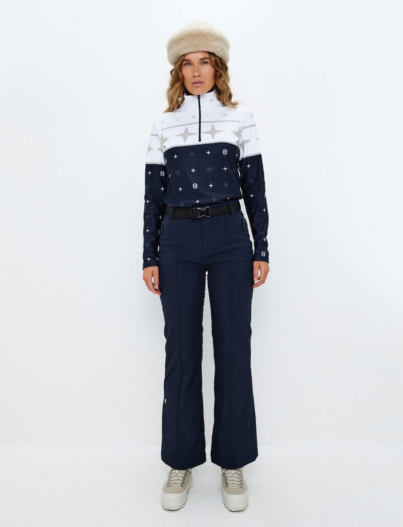 Mira Flare Ski Pant - Navy