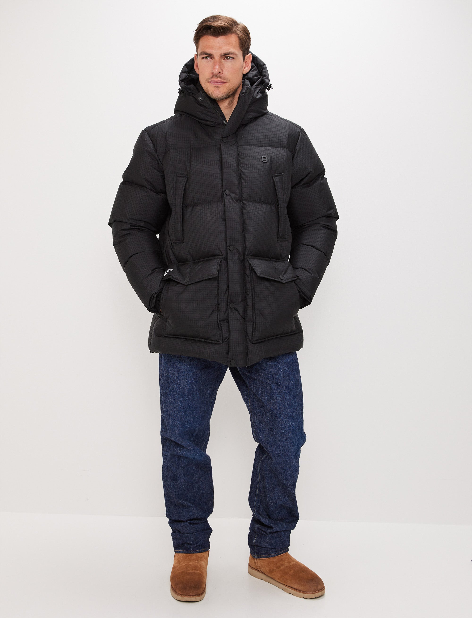 Feather Mate Down Parka - Black
