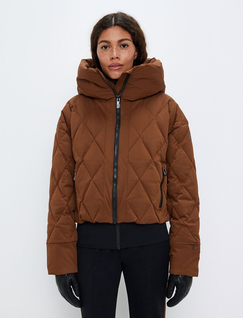 Hildi W Ski Puffer - Cashmere Brown