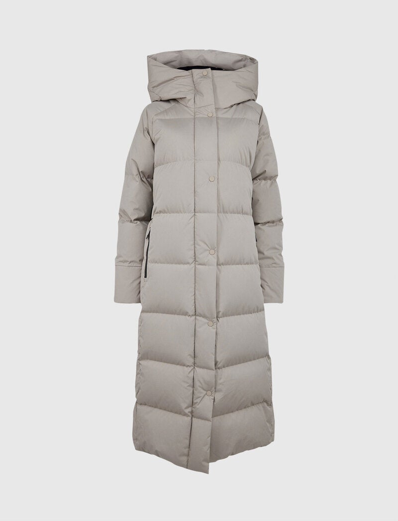 Ruth W Down Coat - Lt Beige