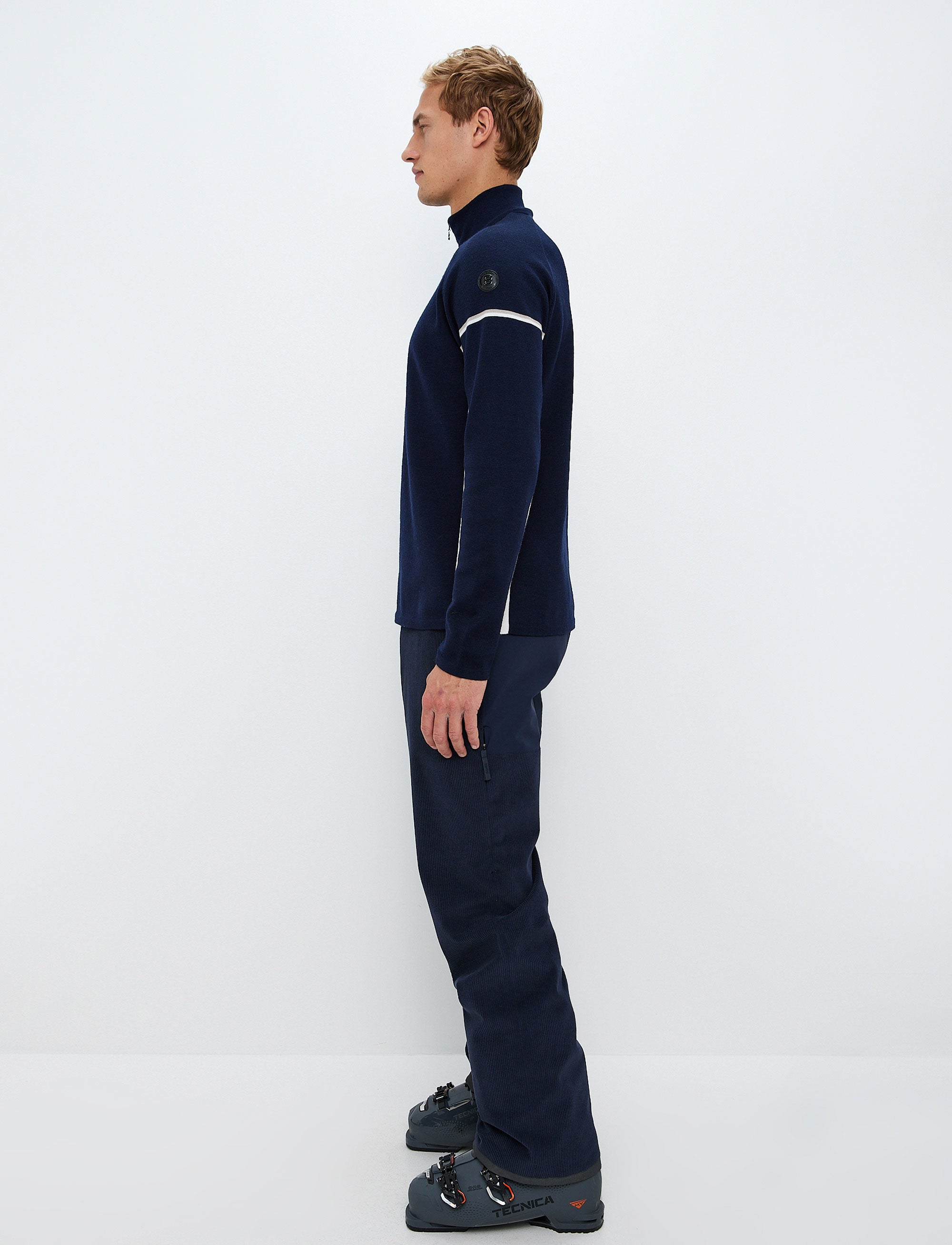 Moritz Merino Sweat - Navy