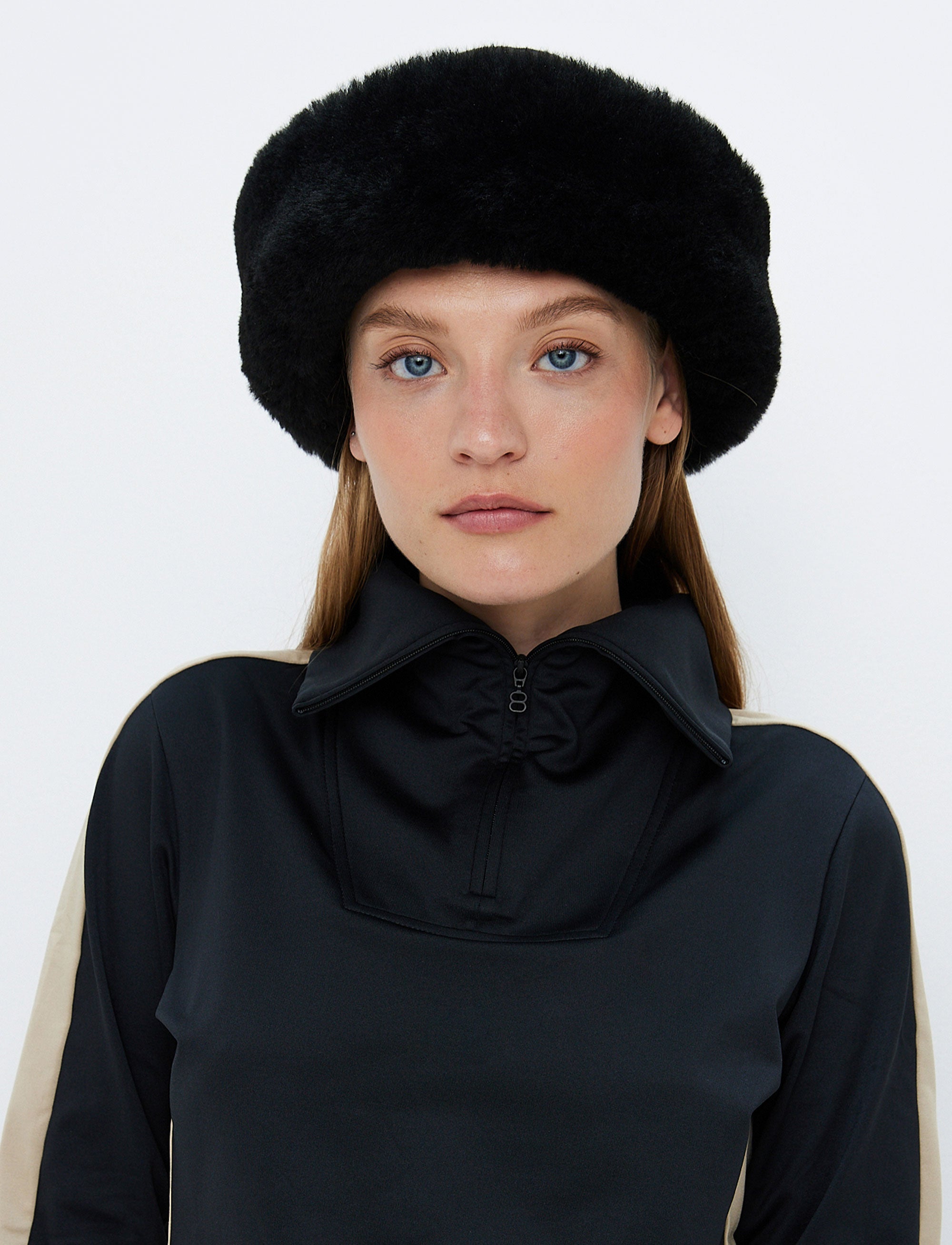 Lola Sherling Hat - Black