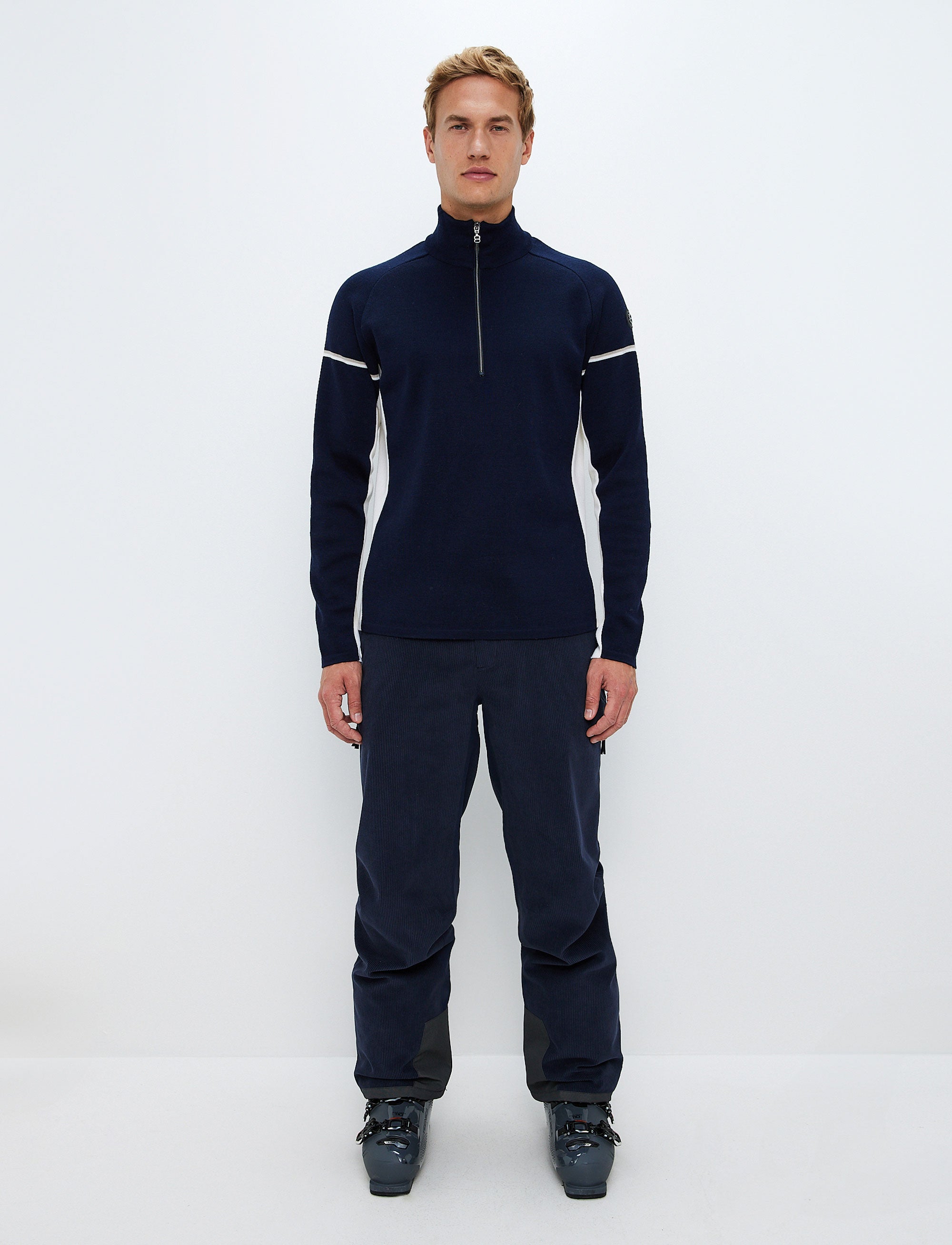 Moritz Merino Sweat - Navy