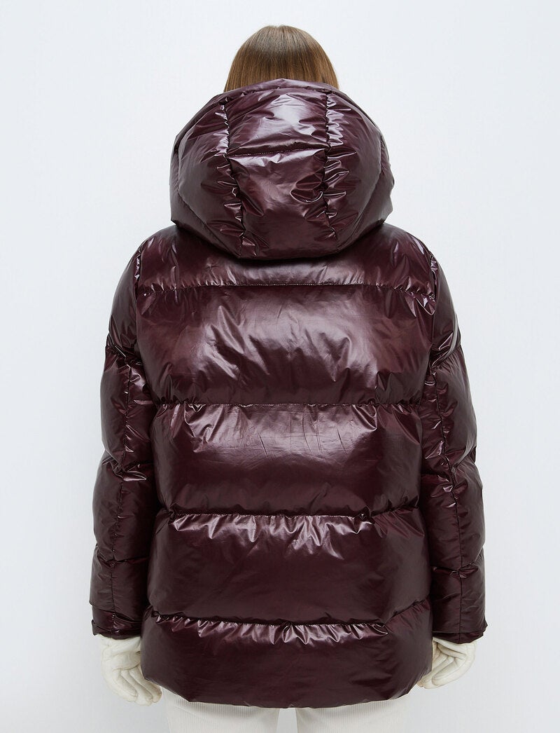 Sarah W Ski Down Jacket - Dk Burgundy