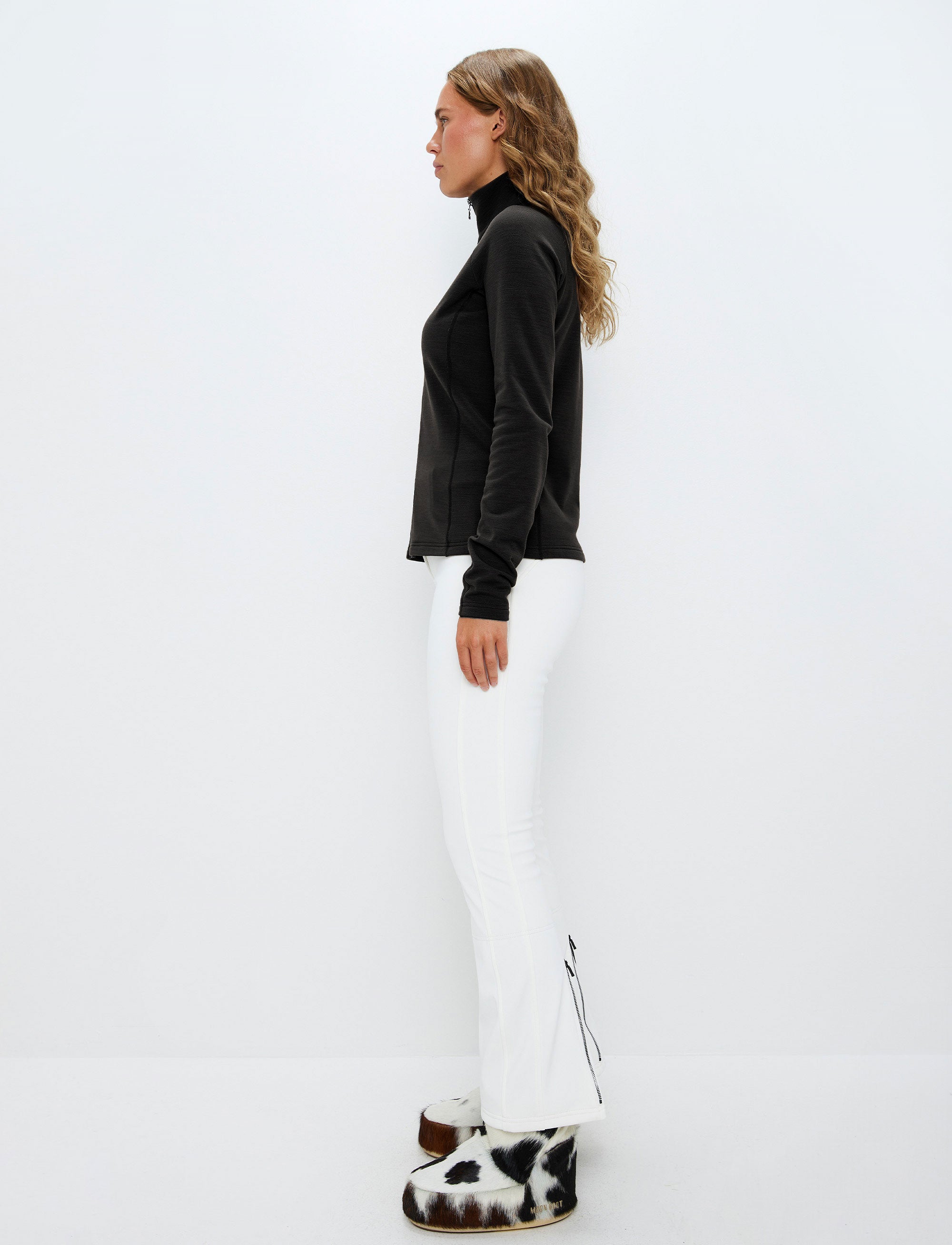 Hallie W Wool Sweat - Black