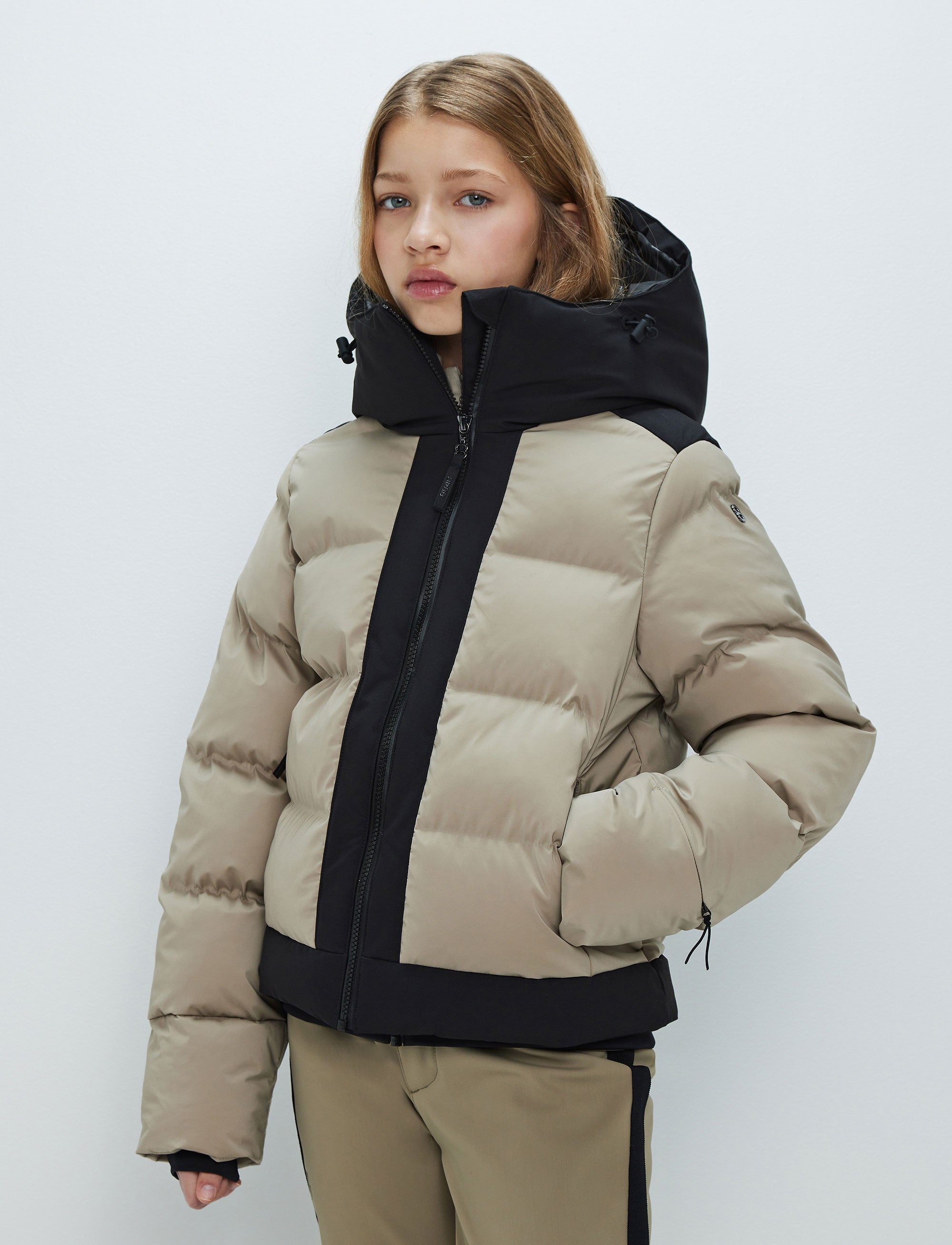 Moon Jr Ski Jacket - Lt Beige