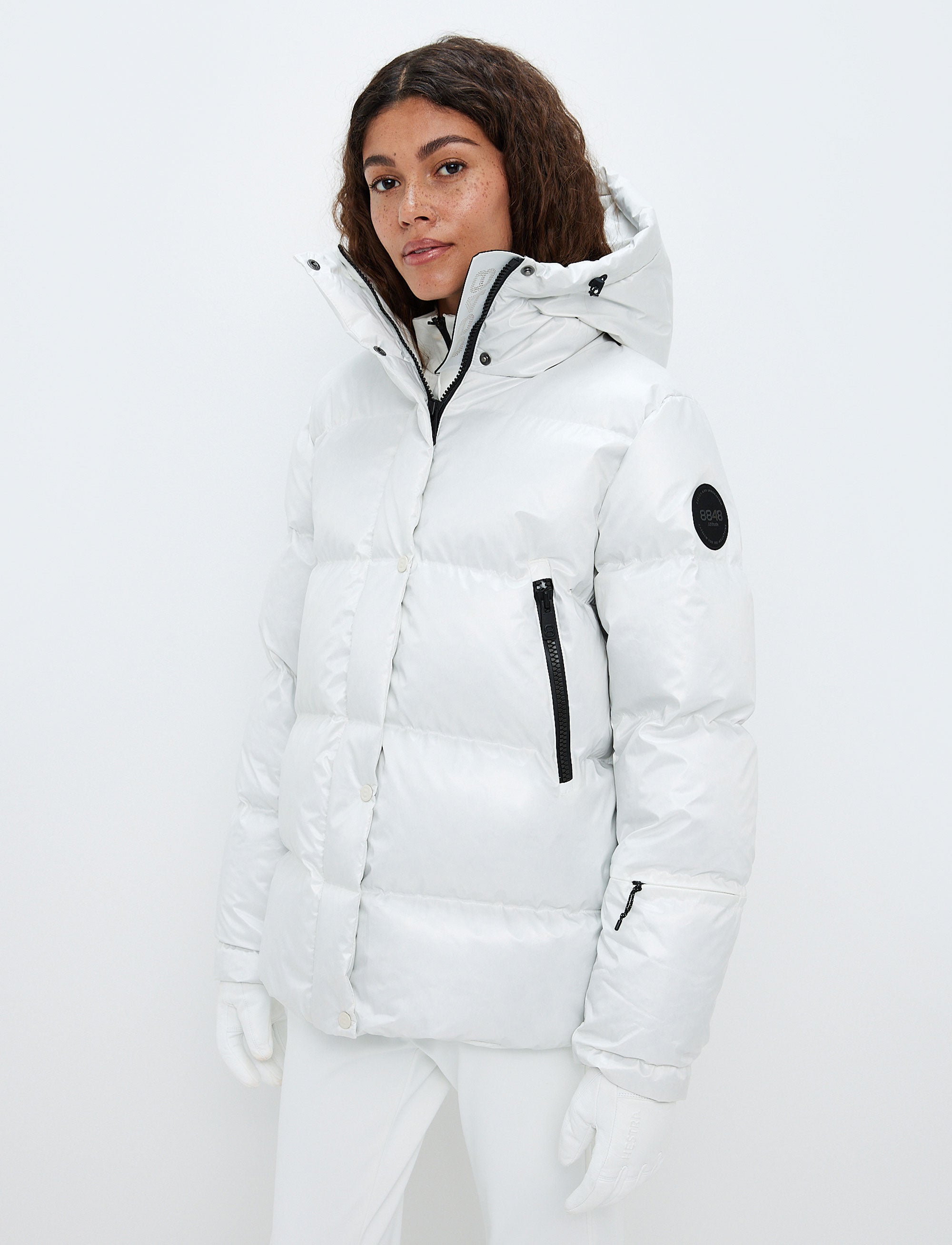 Sarah W Ski Down Jacket - Blanc