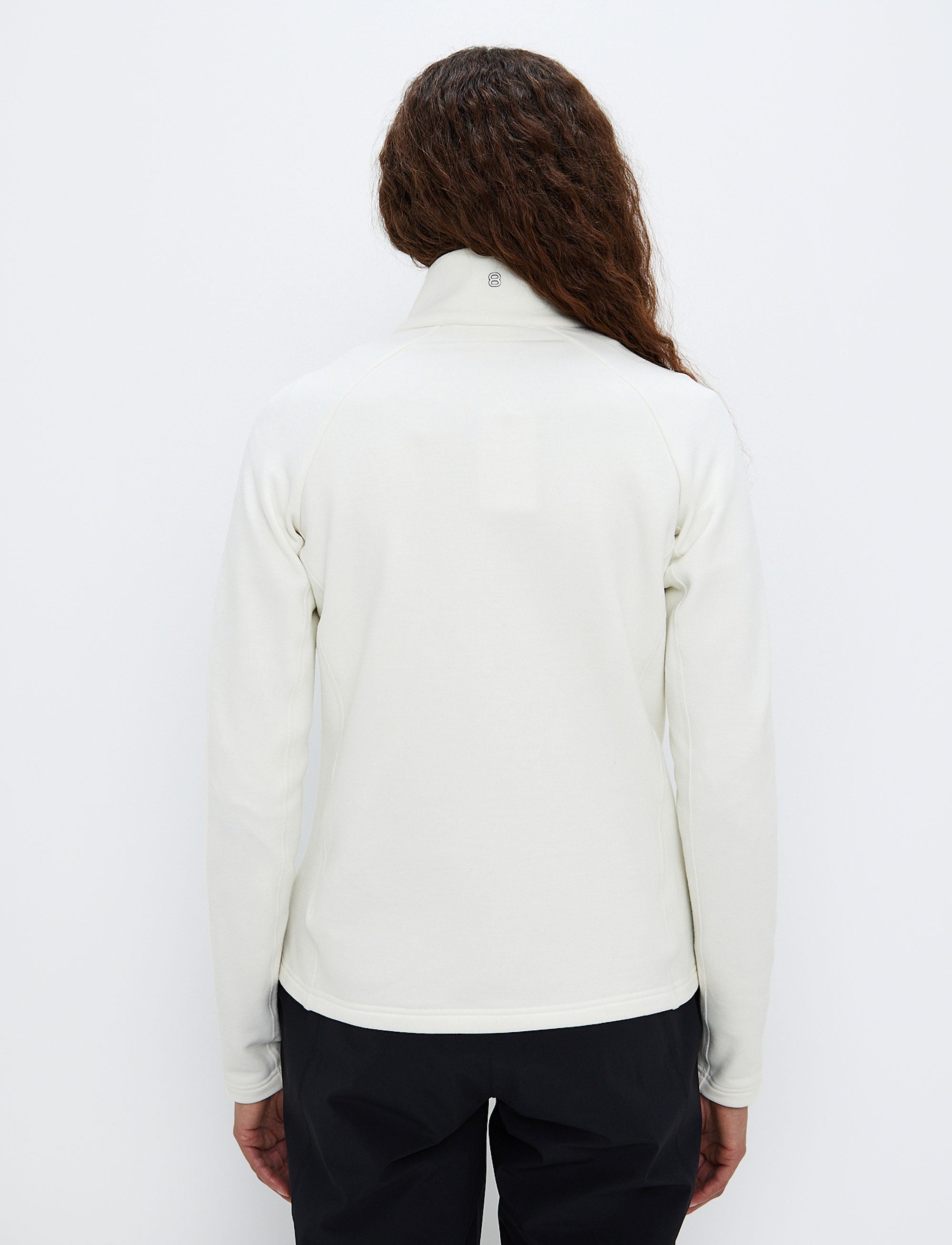 Hallie W Wool Sweat - Blanc