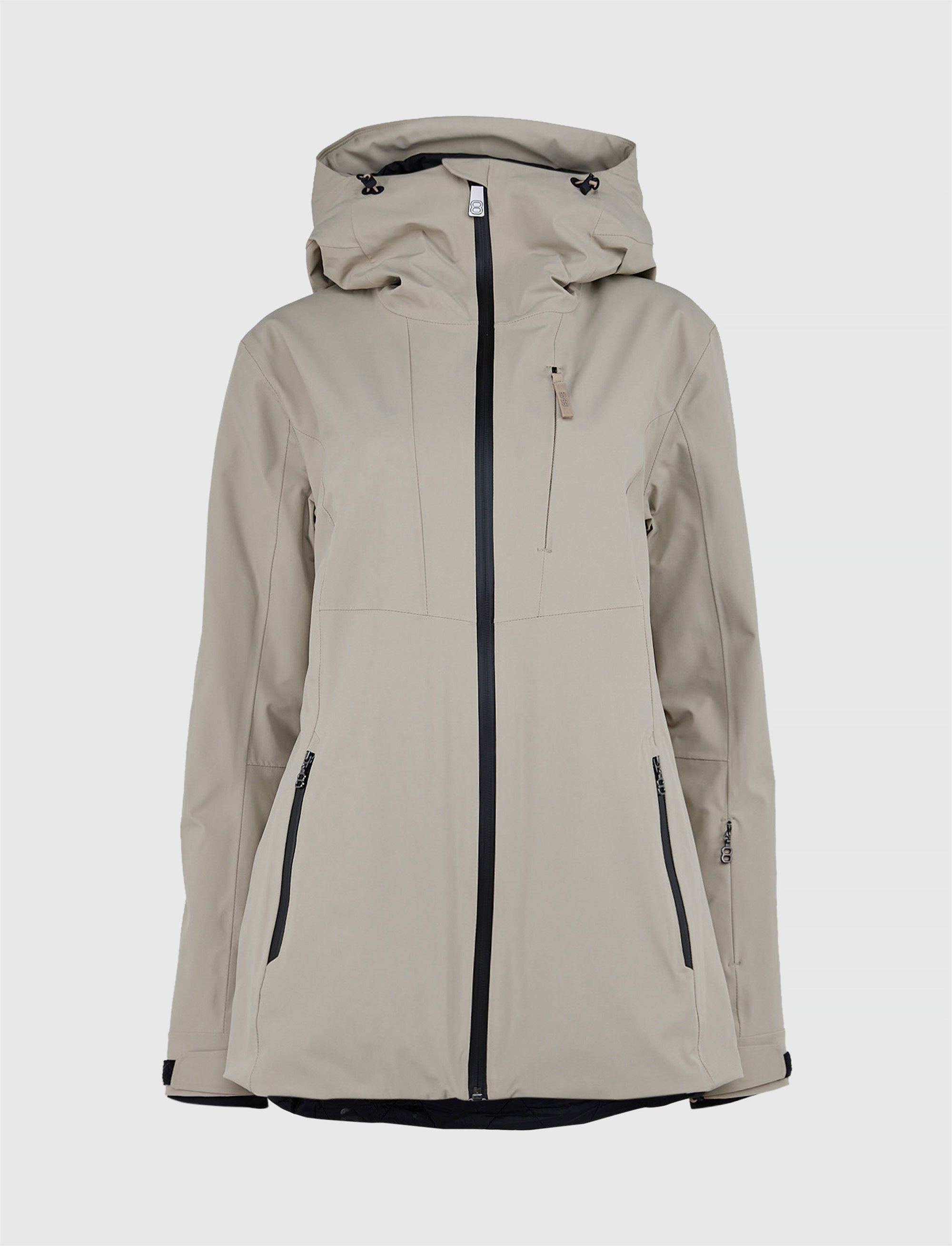 Lyla W Ski Jacket - Lt Beige