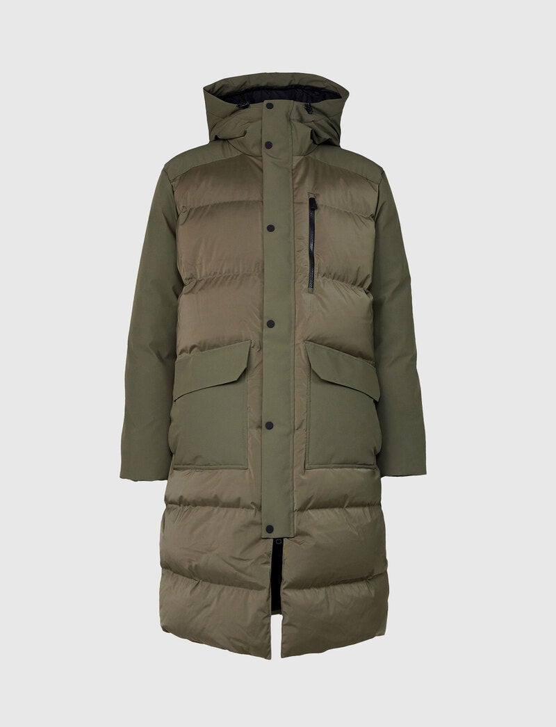 Army bubble coat hotsell