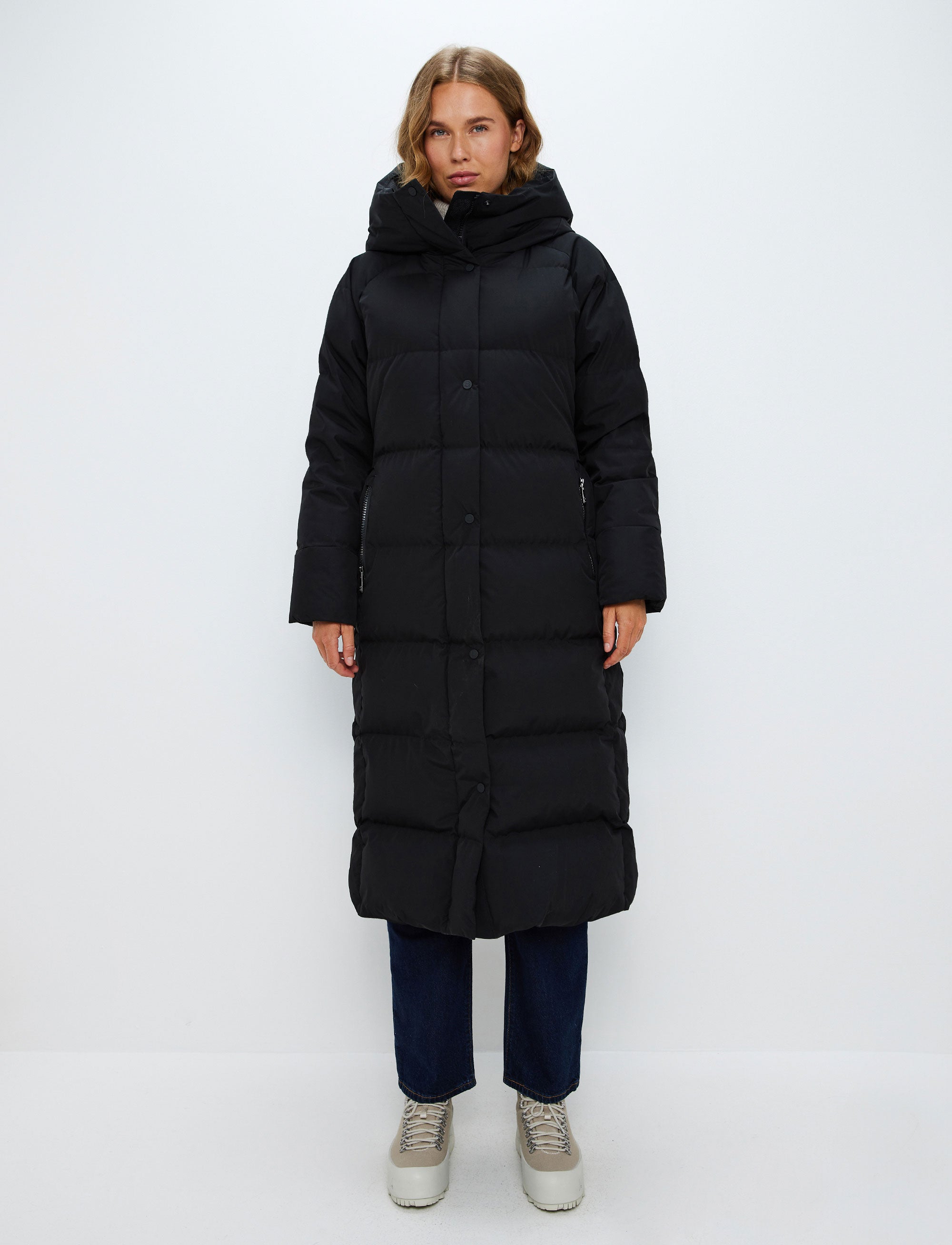 Ruth W Down Coat - Black