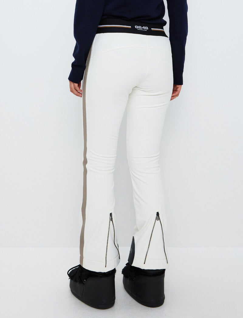 Randy Star W Pant - Blanc/Beige