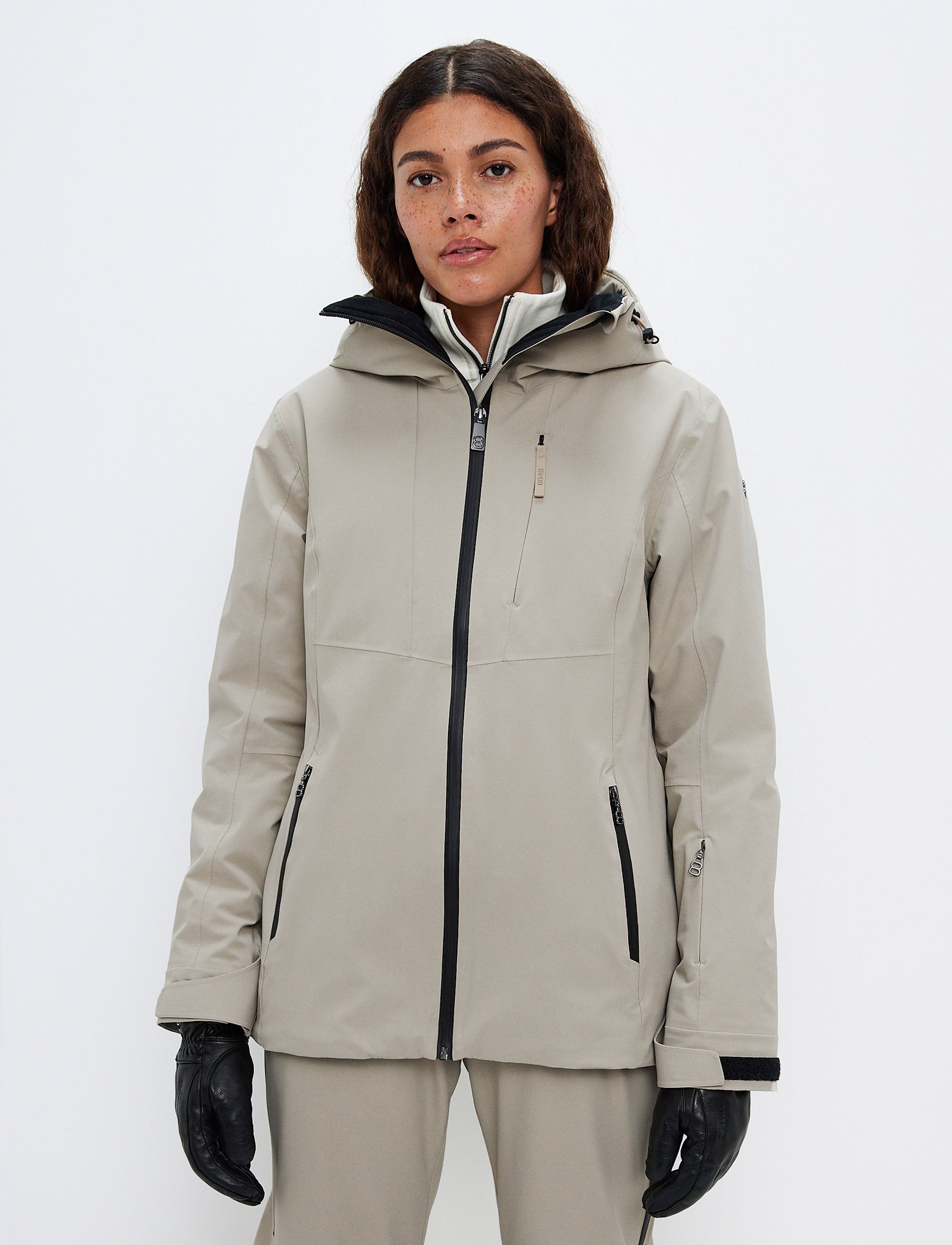 Lyla W Ski Jacket - Lt Beige