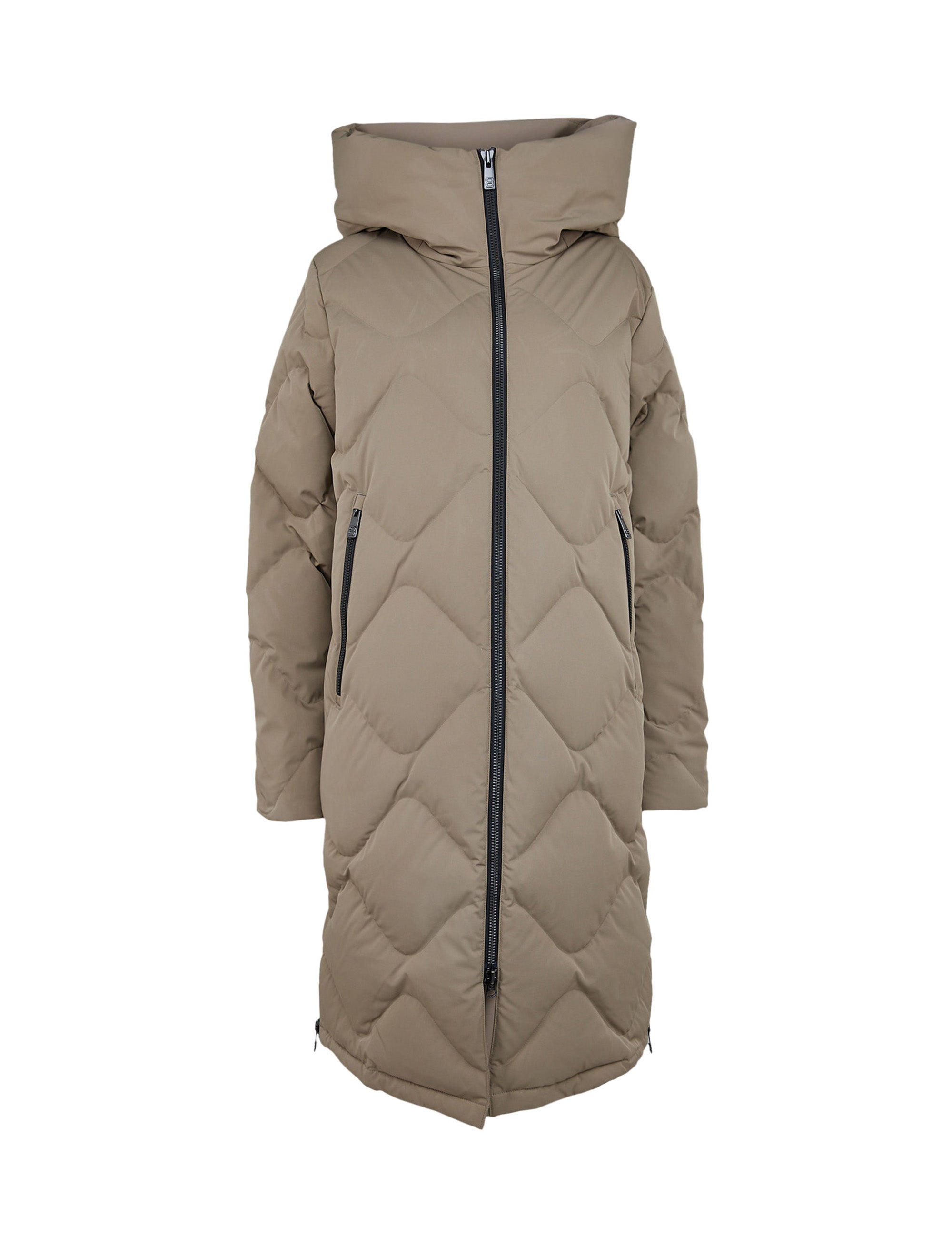 Gwen W Down Coat - Beige