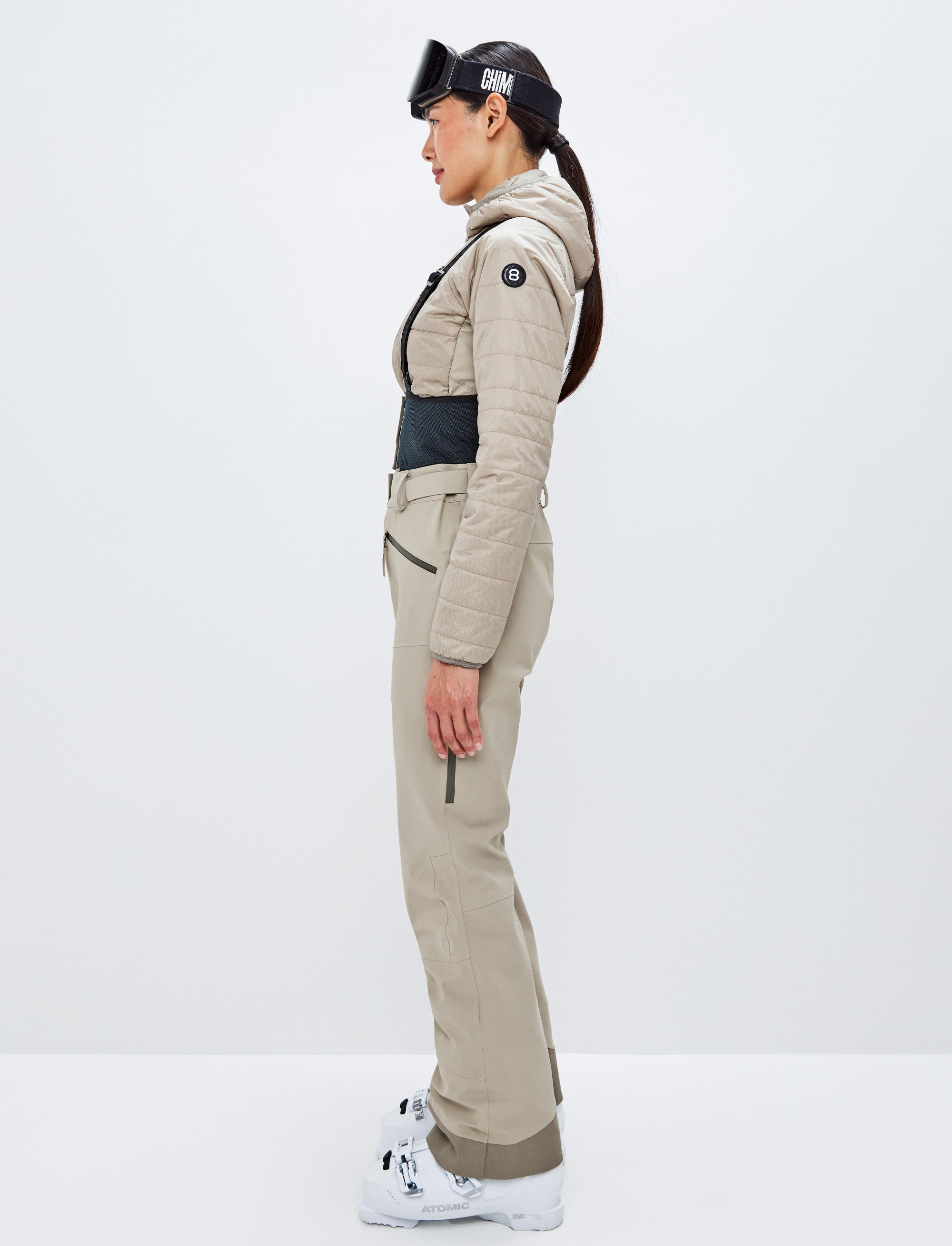 Chloe W Shell Pant - Lt Fallen Rock