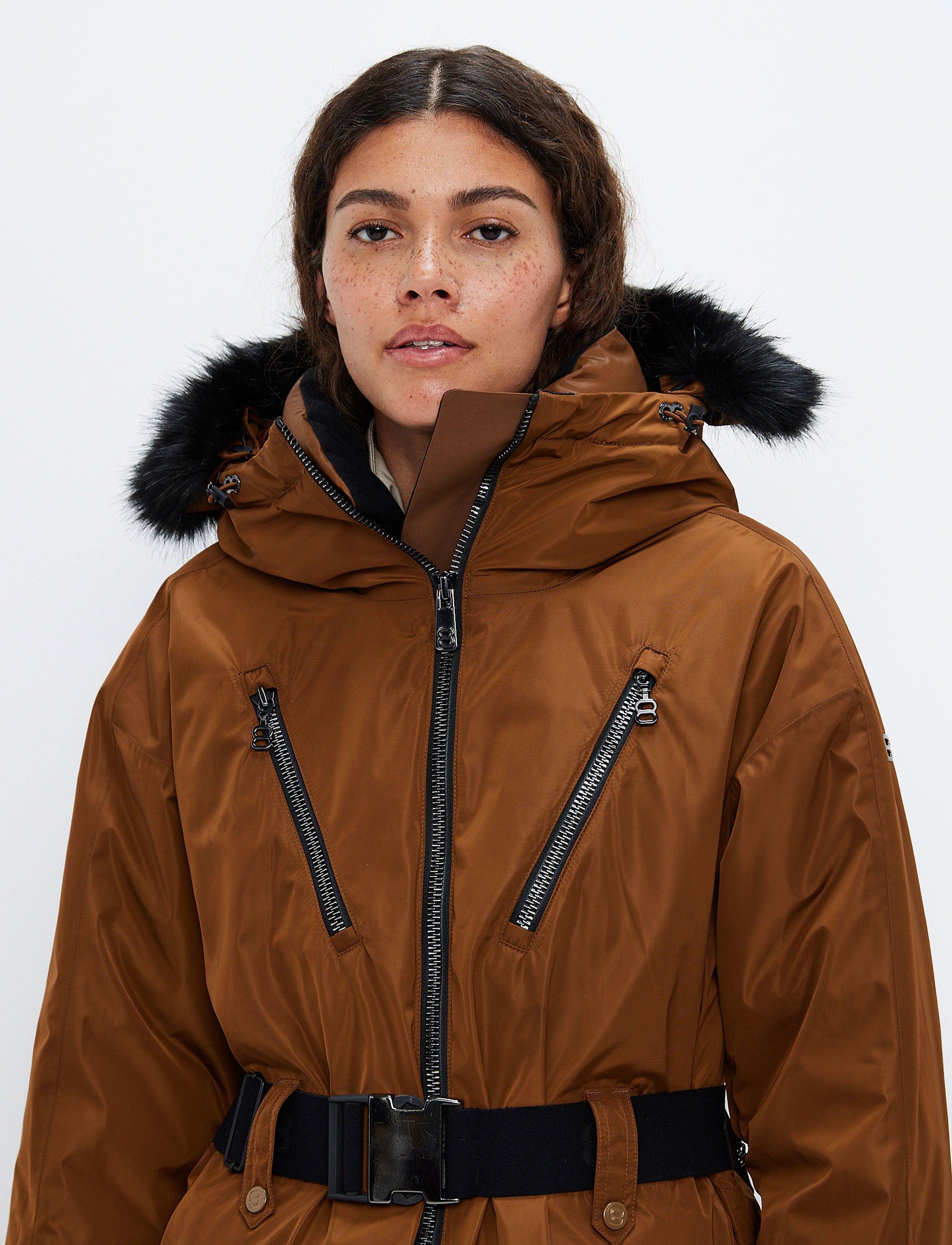 Perla W Ski Jacket - Cashmere Brown