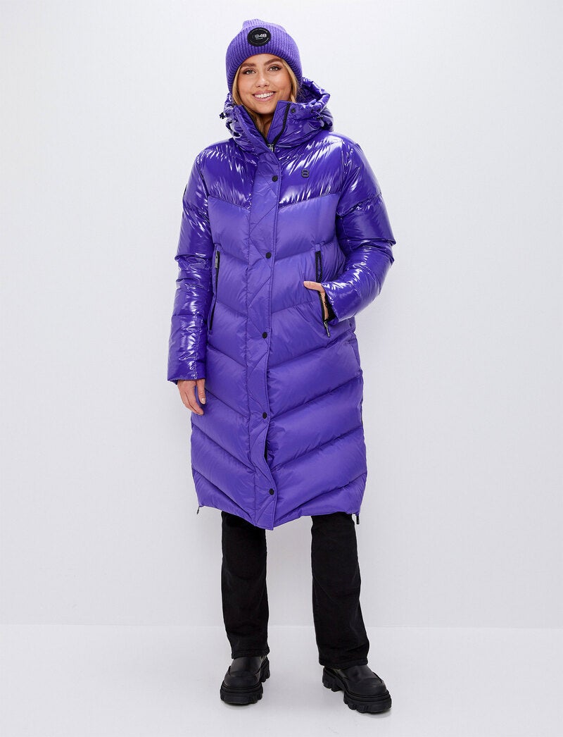 Milano W Down Coat - Purple