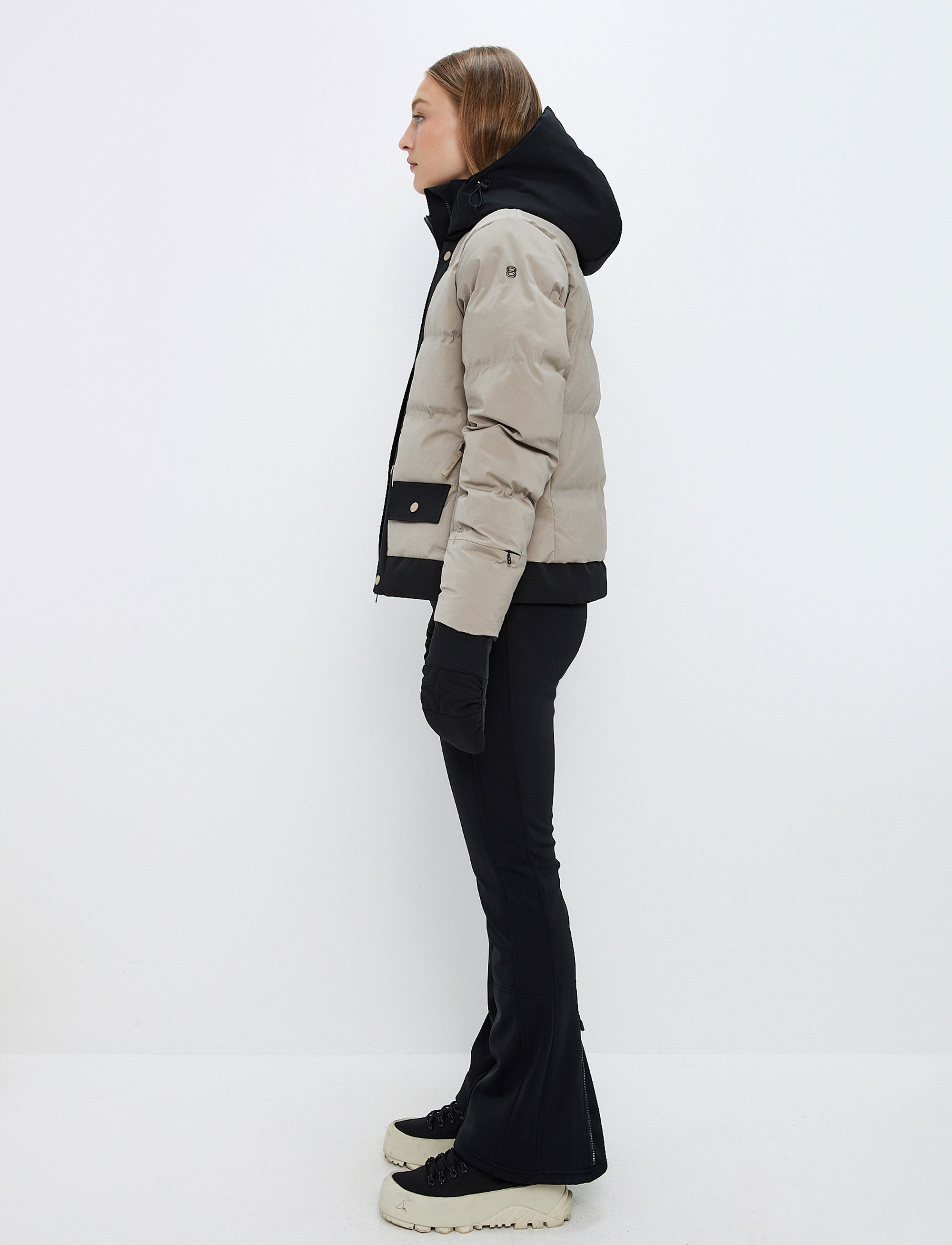 Harlow W Ski Jacket - Lt Beige