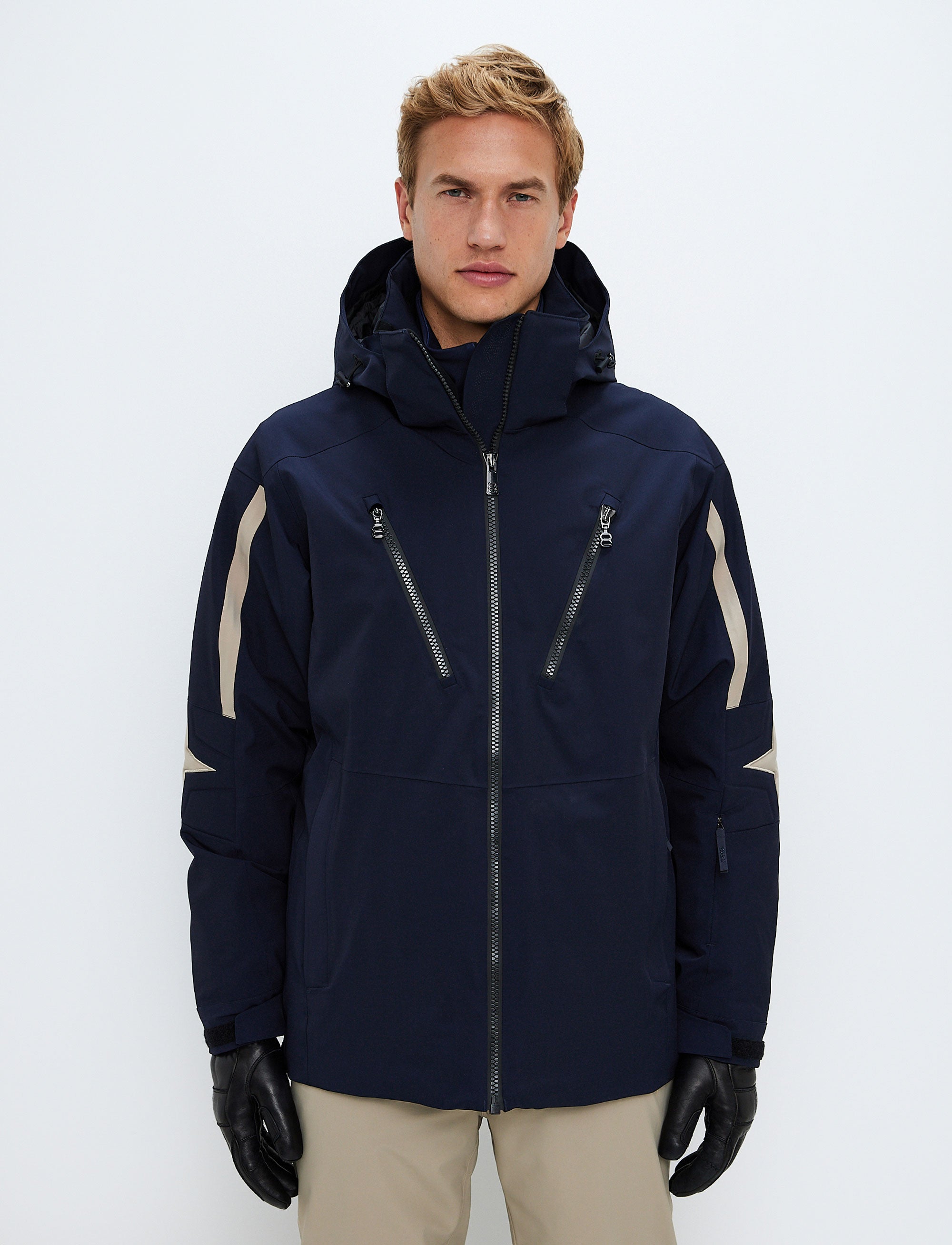 Navy ski jacket hotsell