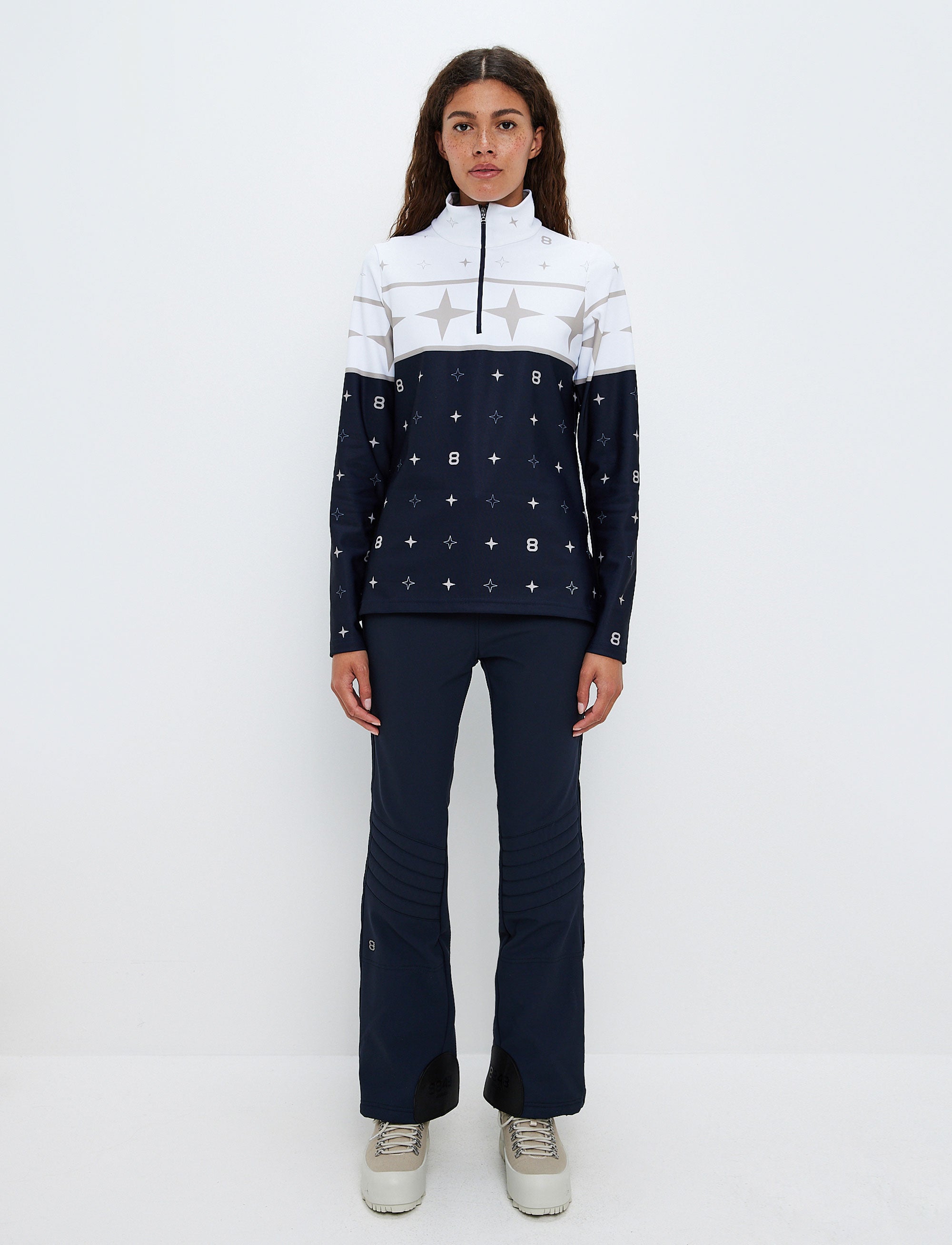 Leni W Ski Sweat - Navy