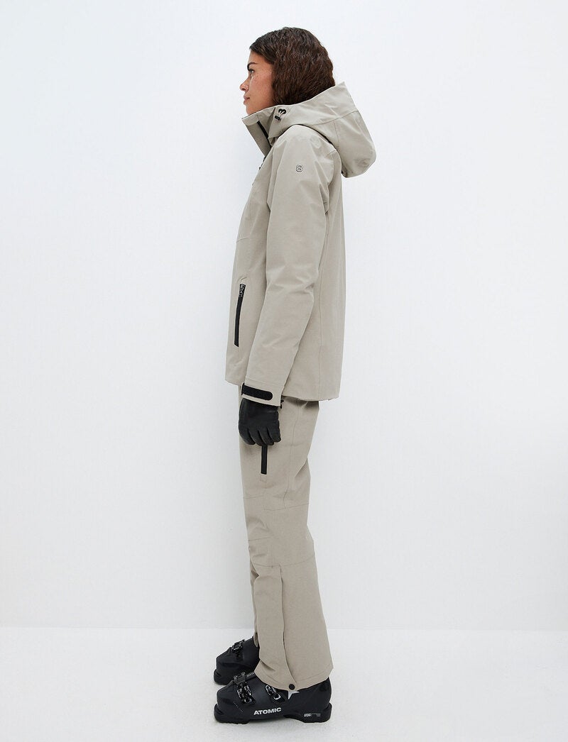 Lyla W Ski Jacket - Lt Beige