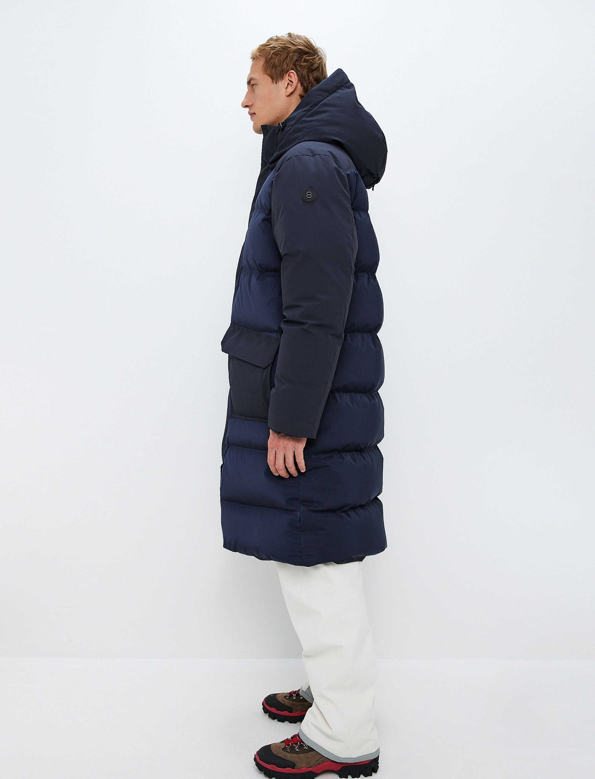 Boncourt Down Coat - Navy