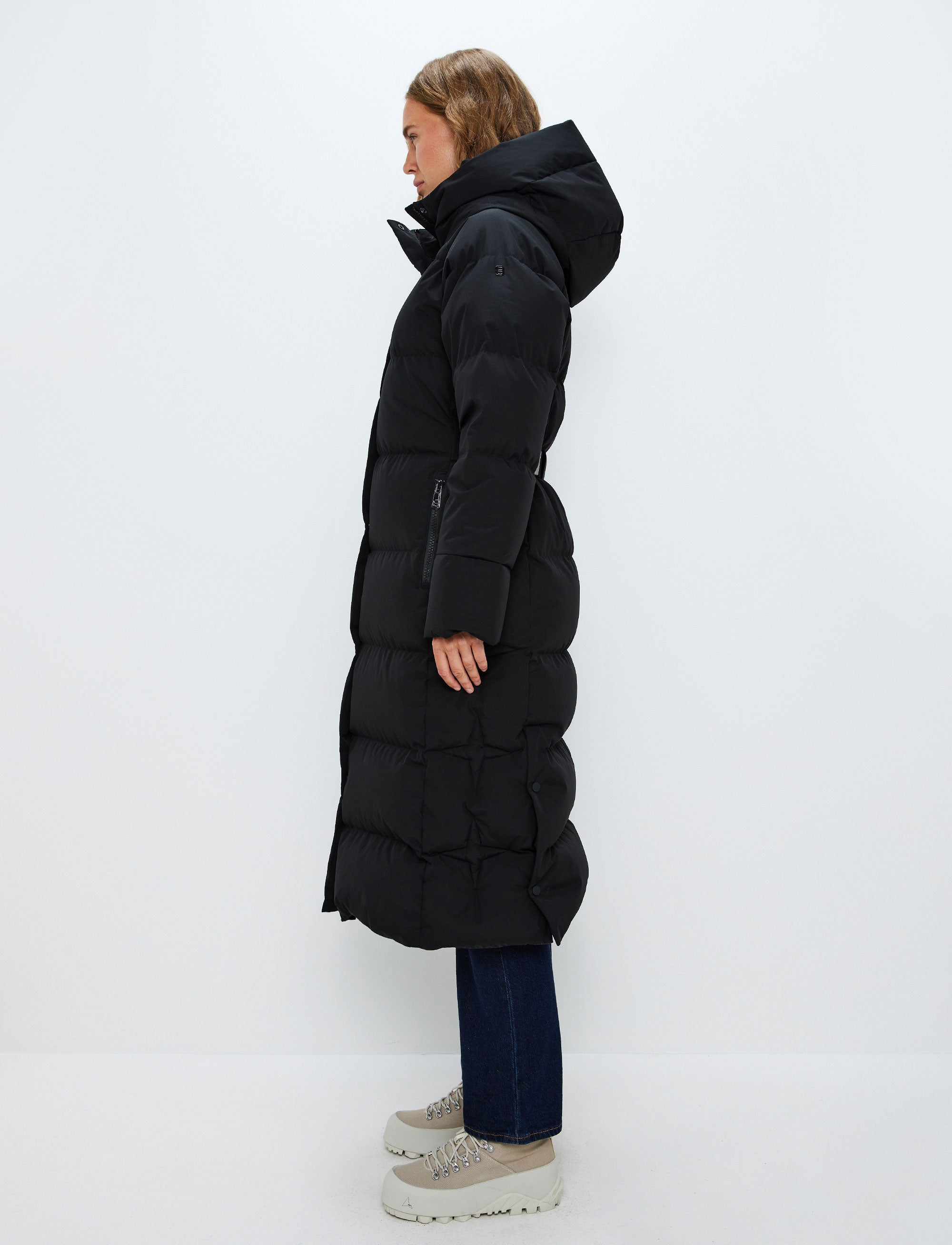 Ruth W Down Coat - Black