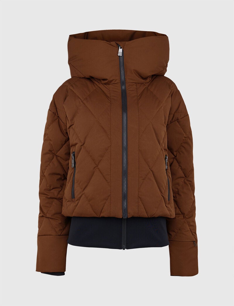 Hildi W Ski Puffer - Cashmere Brown