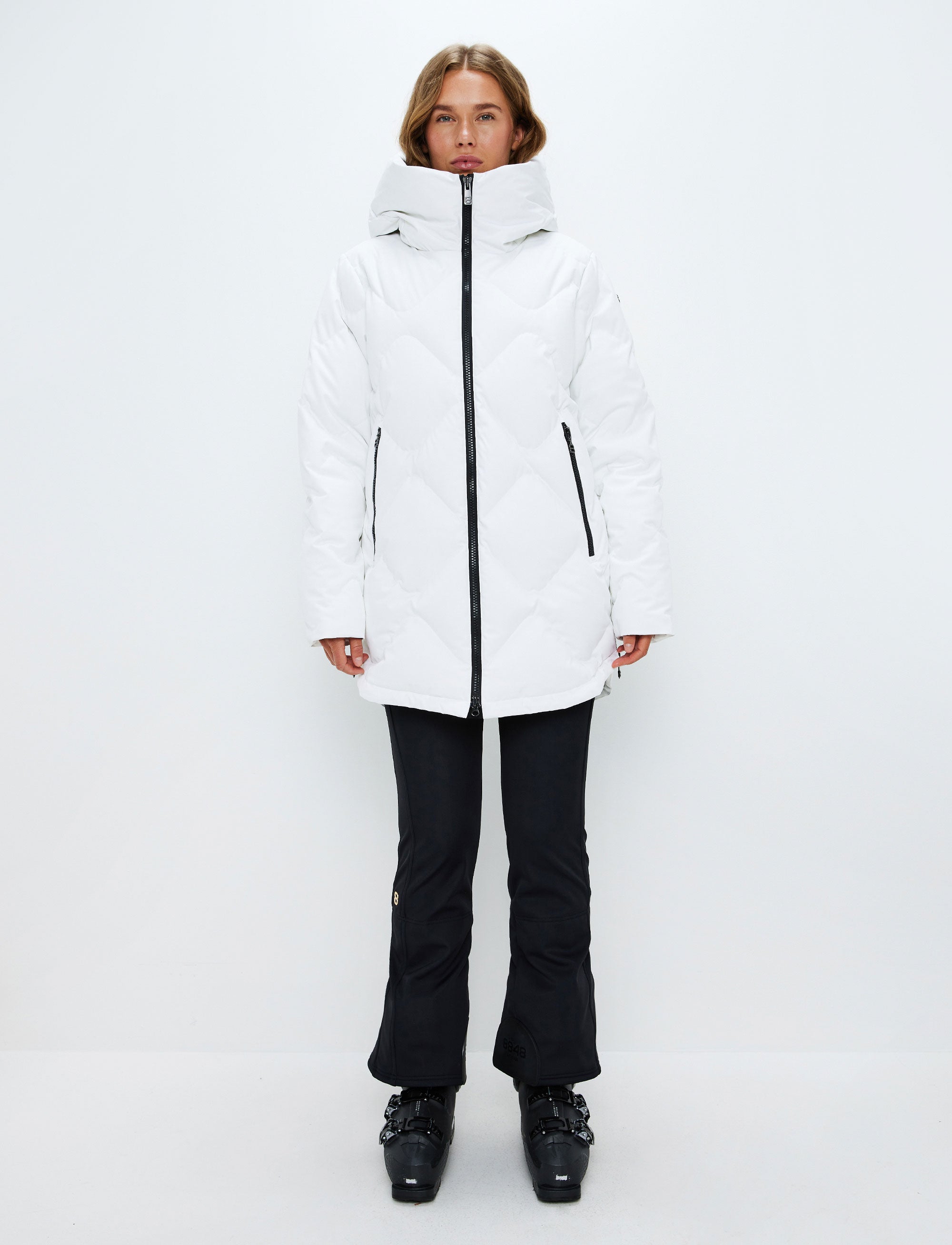 Nadine W Ski Parka - Blanc