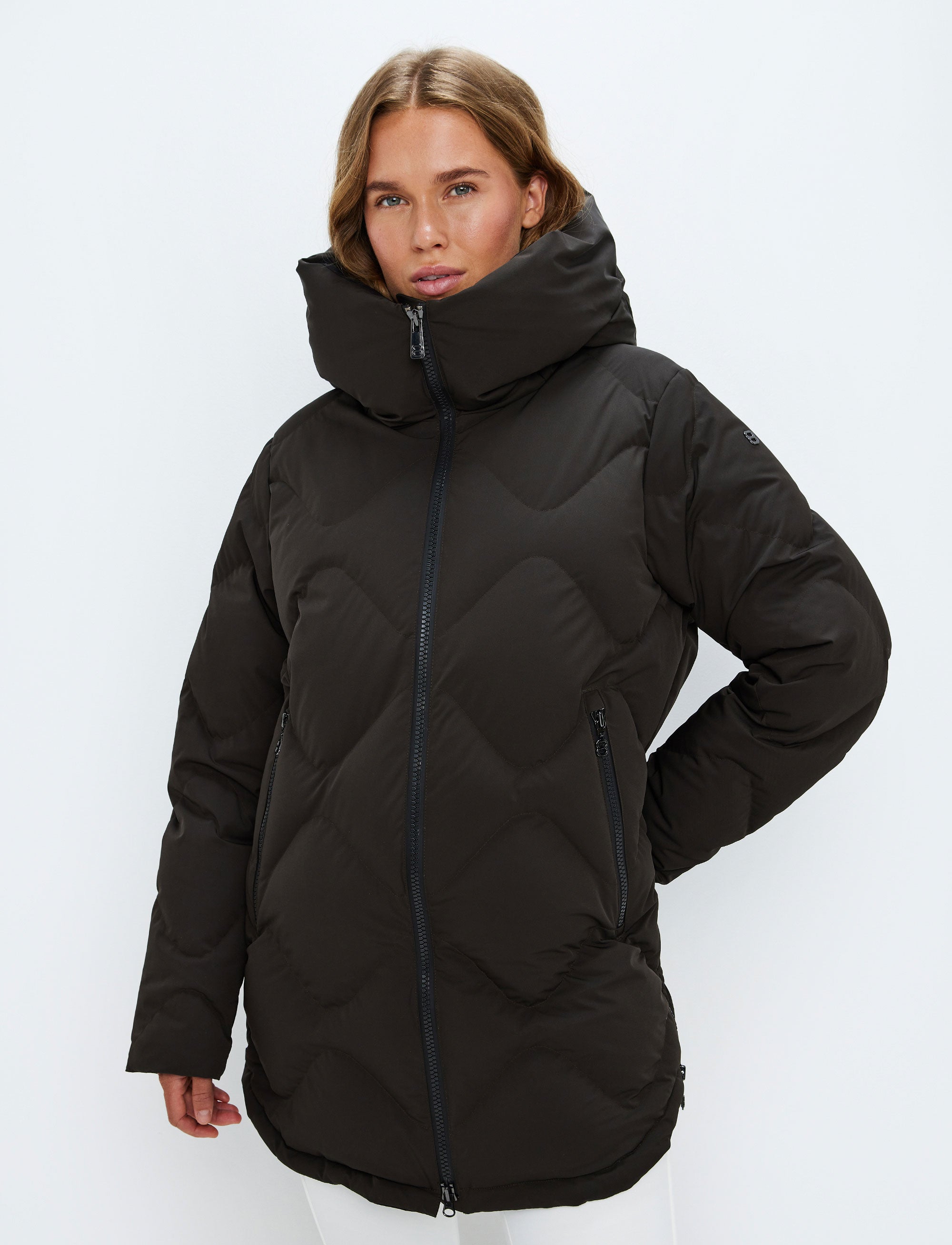 Nadine W Ski Parka - Coffea