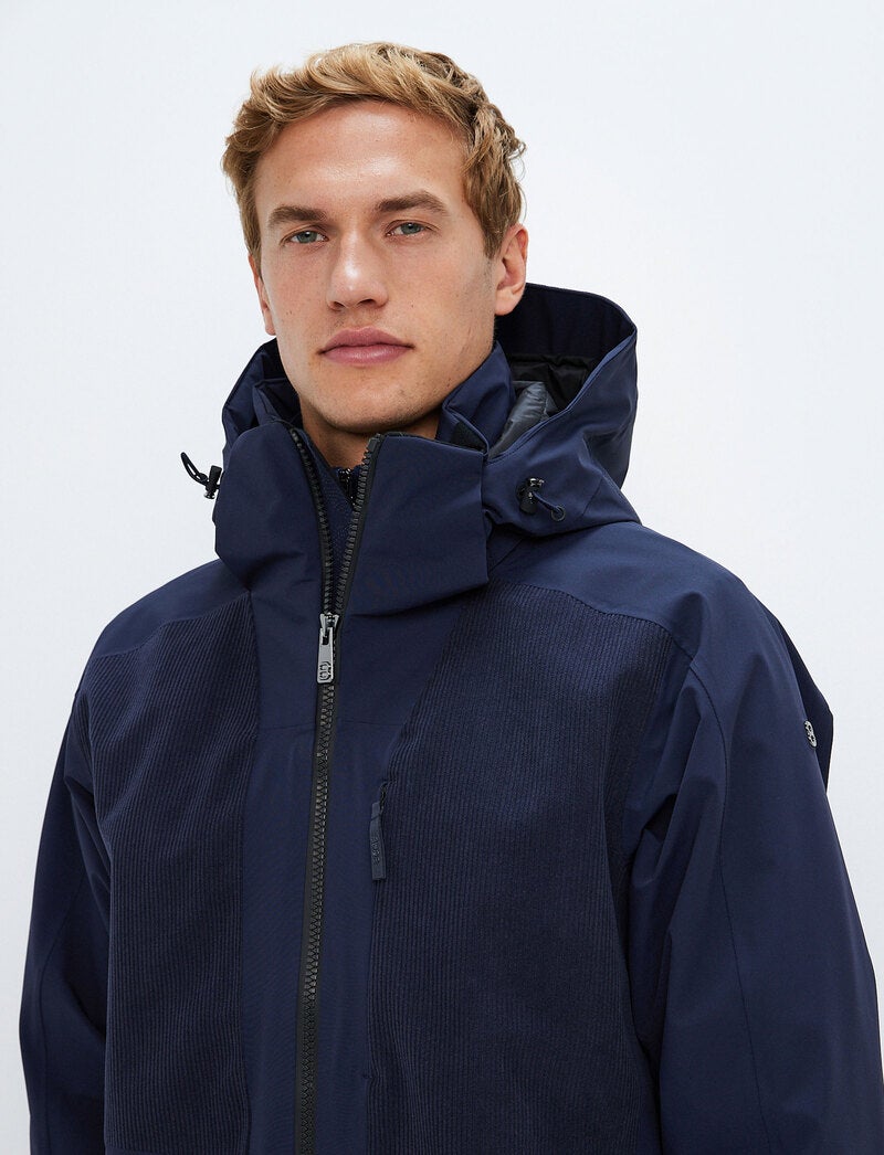 Andrew Cord Ski Jacket - Navy