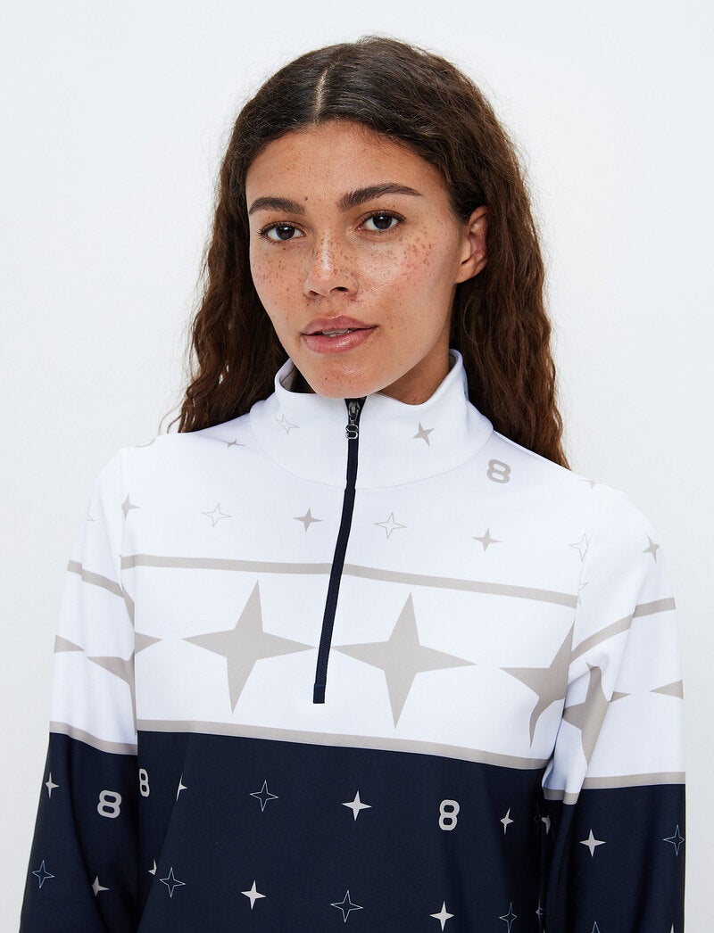 Leni W Ski Sweat - Navy