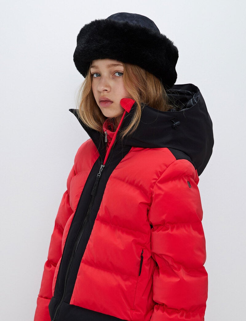 Moon Jr Ski Jacket - Poinsetta Red